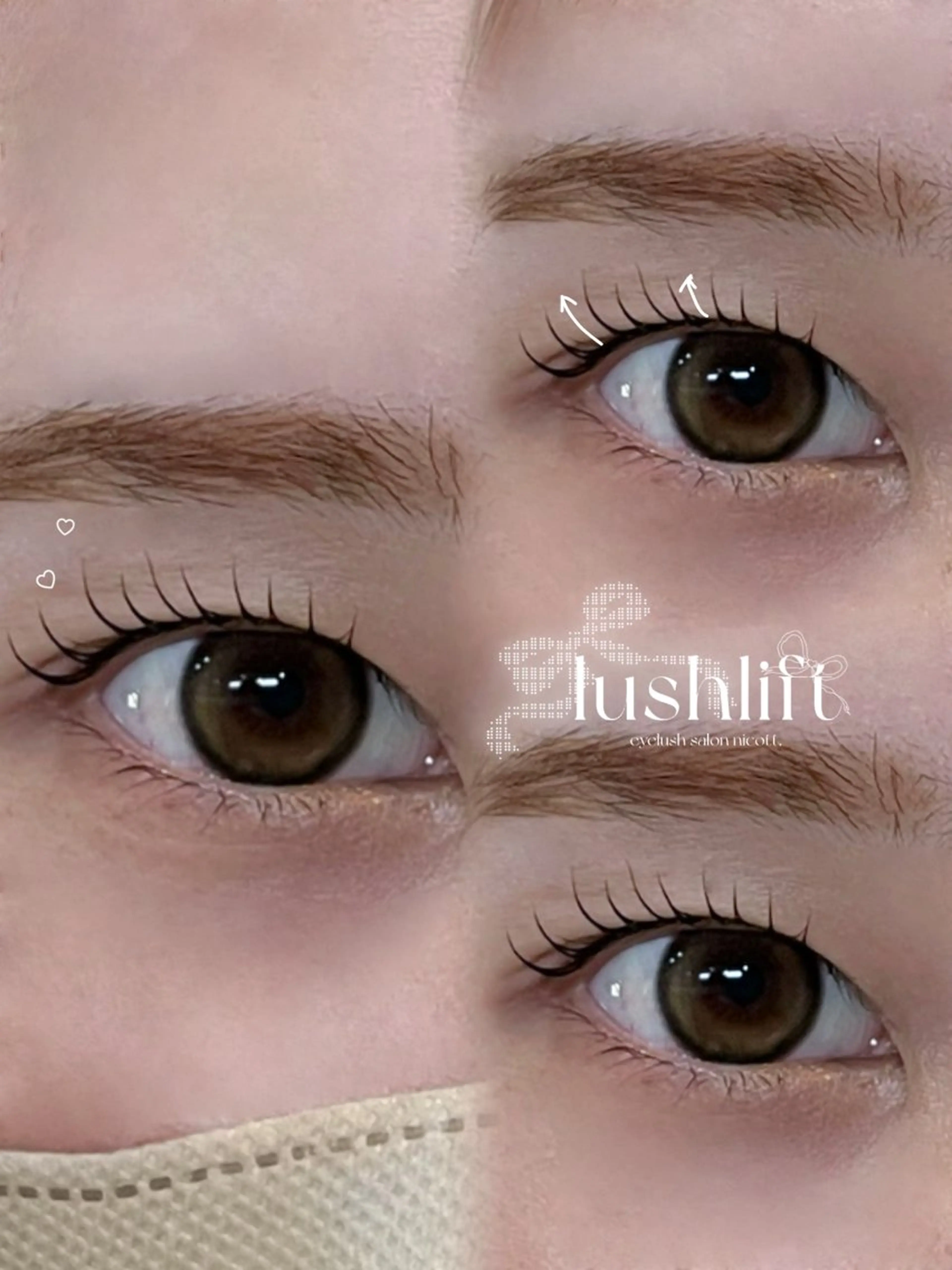 マツエク・マツパ nicott. renaのマツエク・マツパデザイン