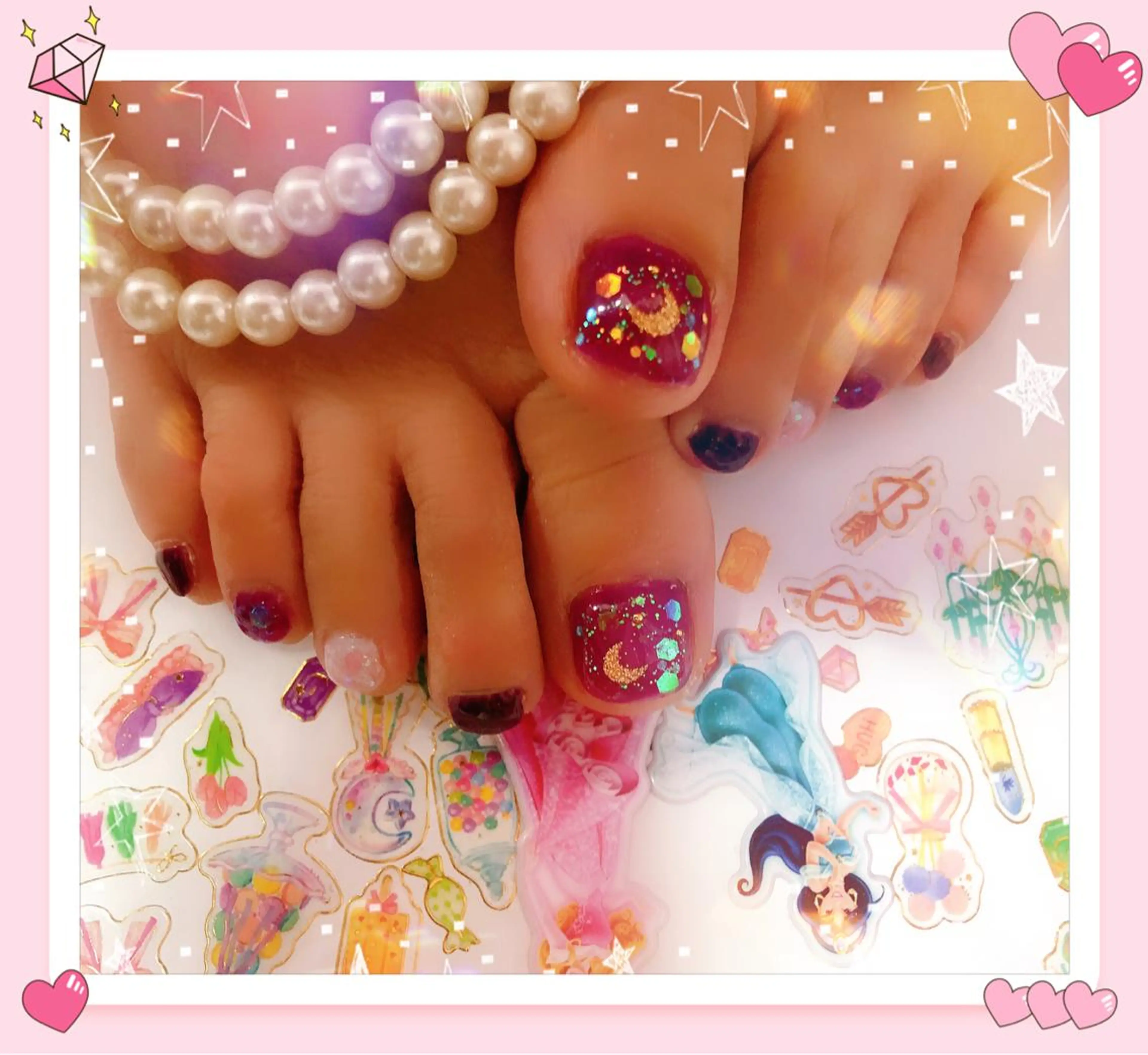 ネイル ラベンダー💖日暮里 ルル💖ネイルのネイルデザイン