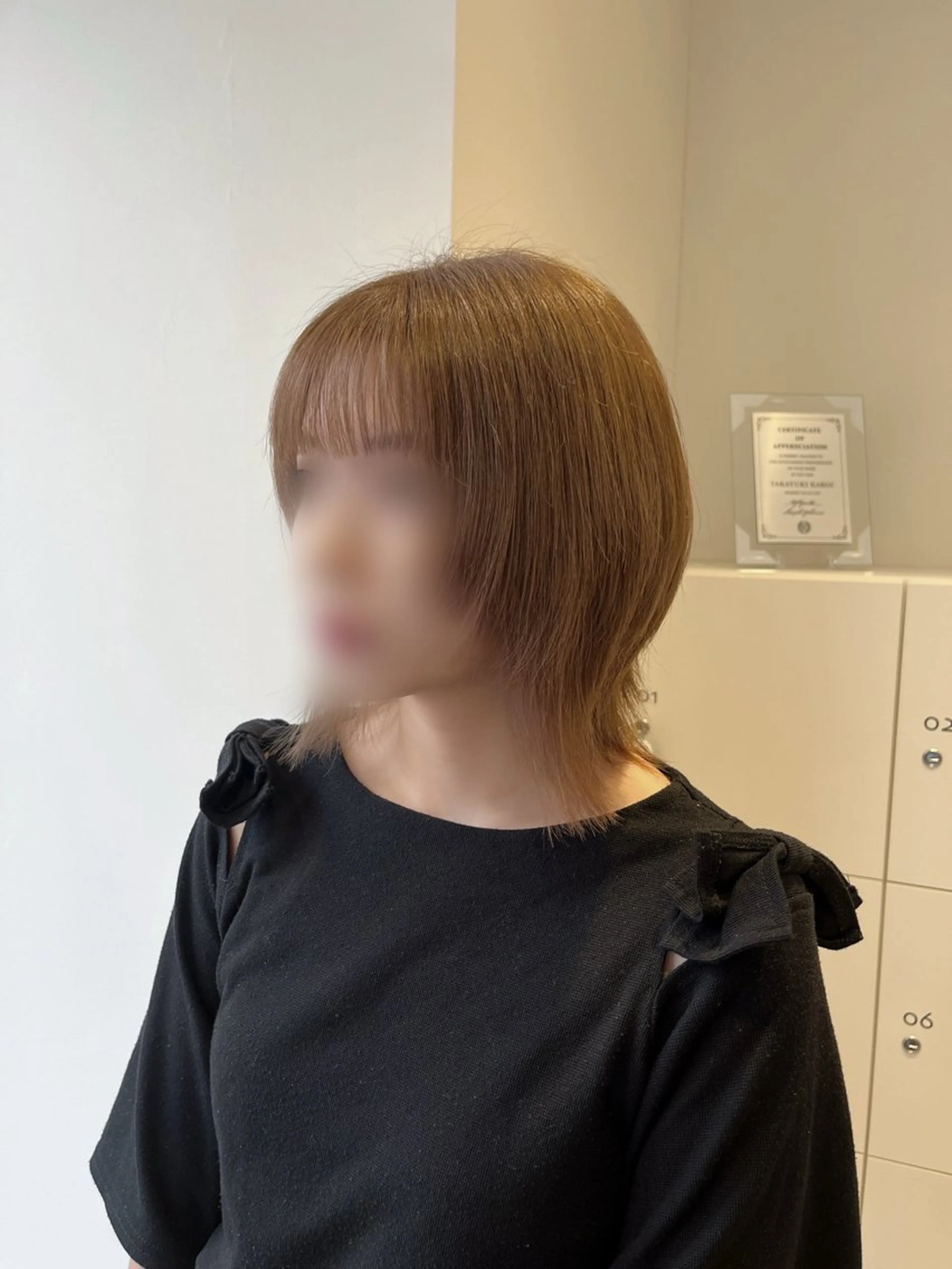 ミディアム カラー ブリーチ 韓国ヘア🇰🇷/ニ ュアンスパーマ/ヒナのヘアスタイル