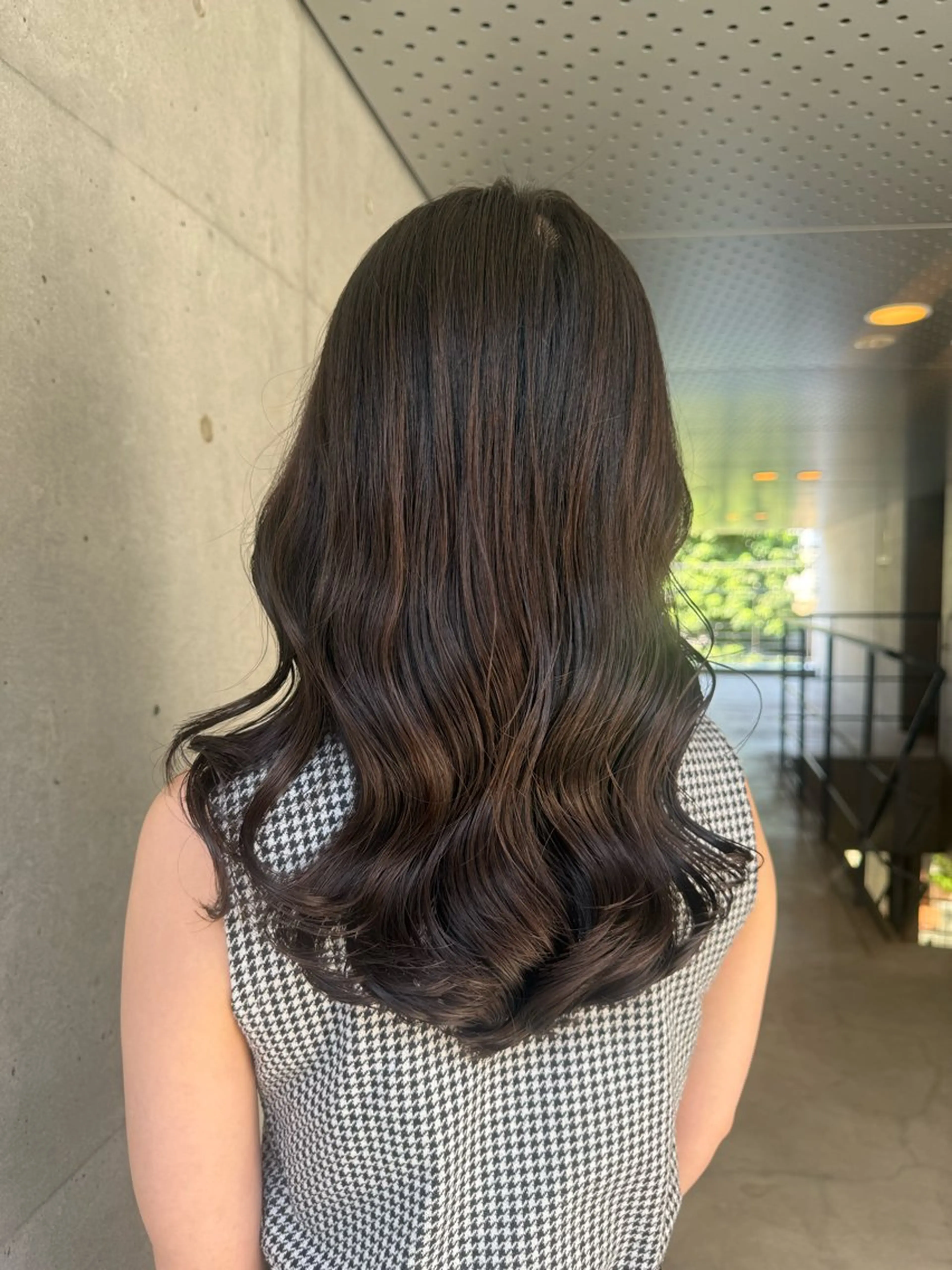 ミディアム パーマ ミディアムパーマ 韓国風ヘア デジタルパーマ パーマ 韓国風/コテ巻き風 パーマ/るい🌿のヘアスタイル