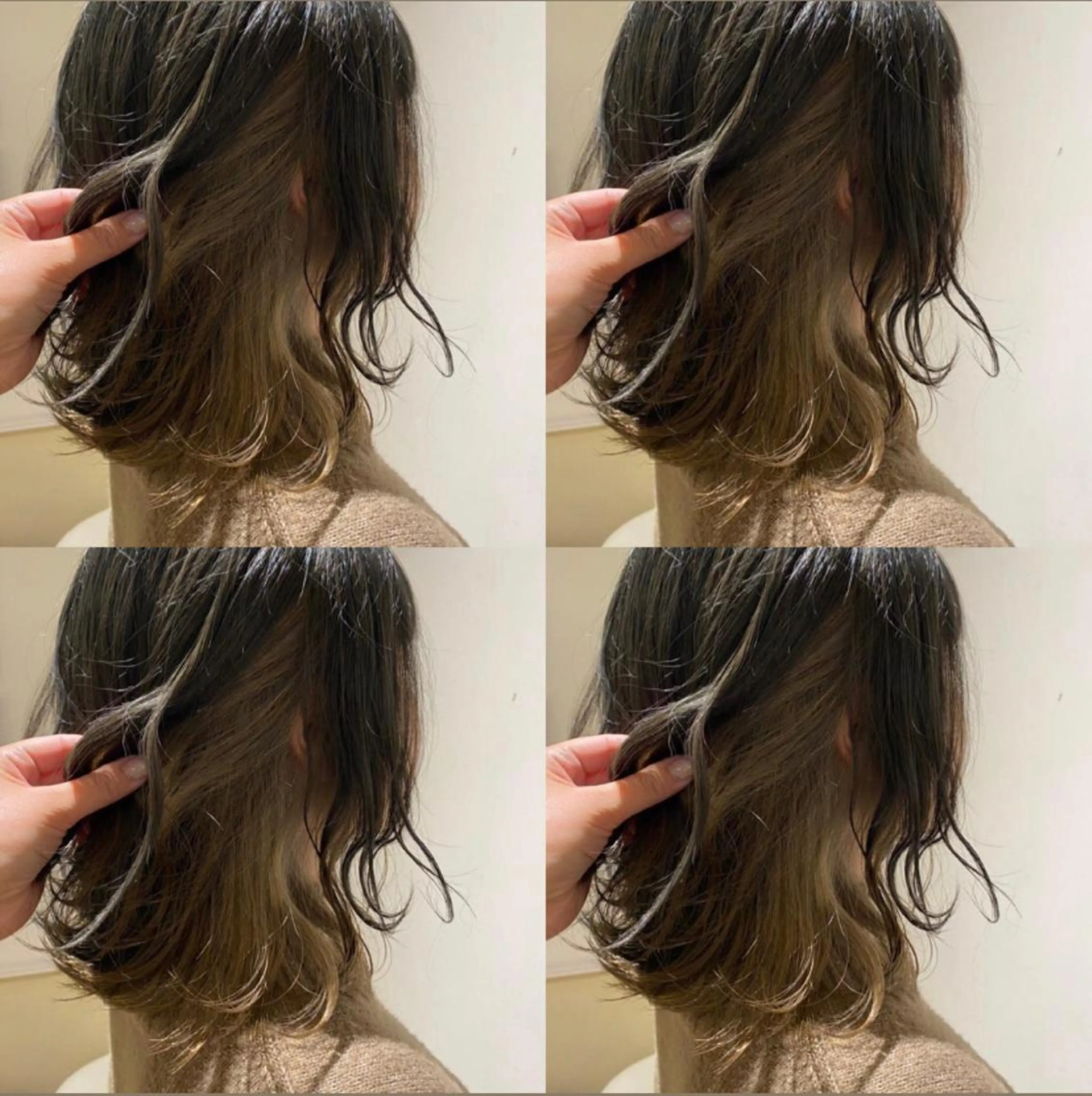 ミディアム カラー インナーカラー レイヤー×髪質改善 マネージャー安藤光司のヘアスタイル