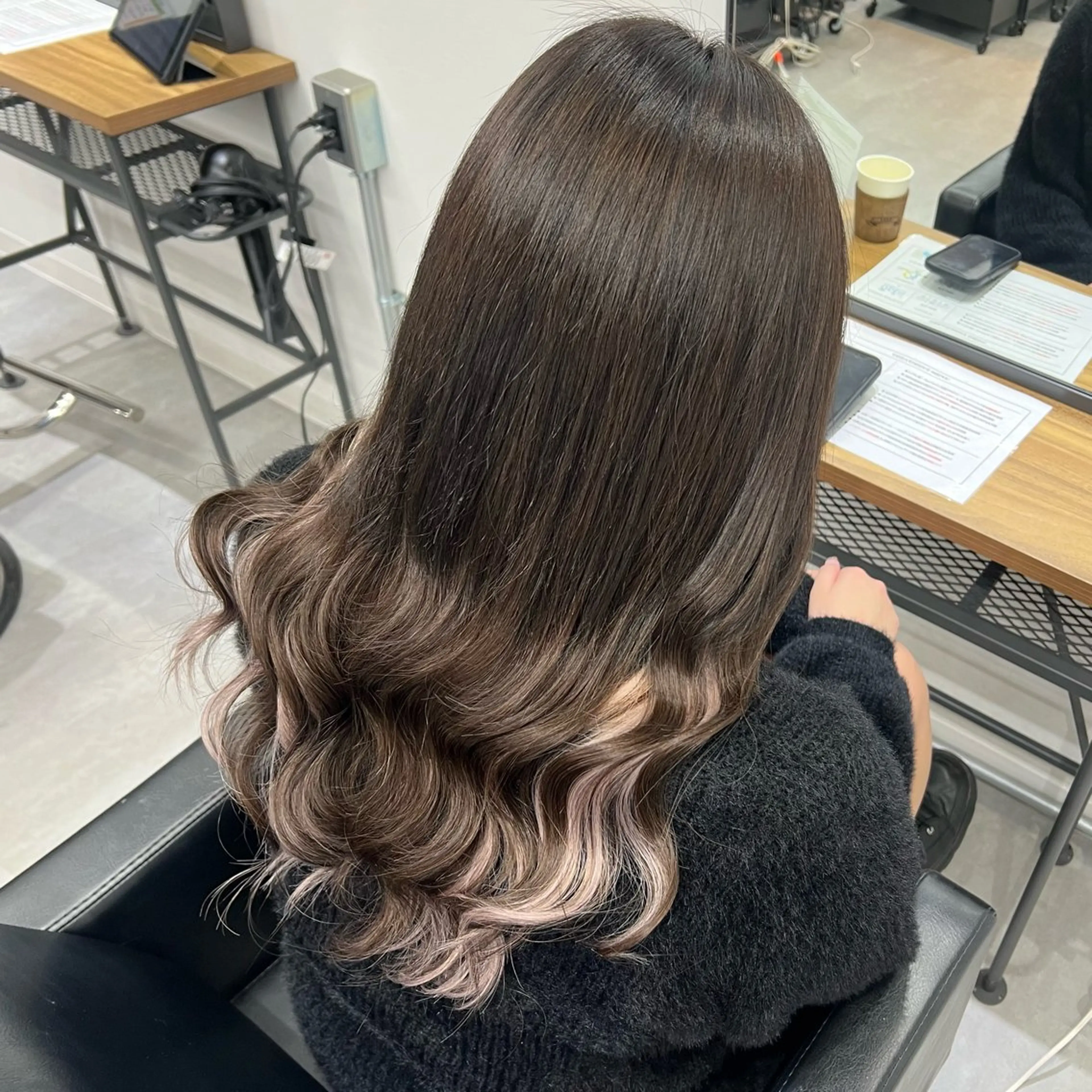 ロング カラー いろあそび所属・ショート/ウルフ カットモデル募集のヘアスタイル