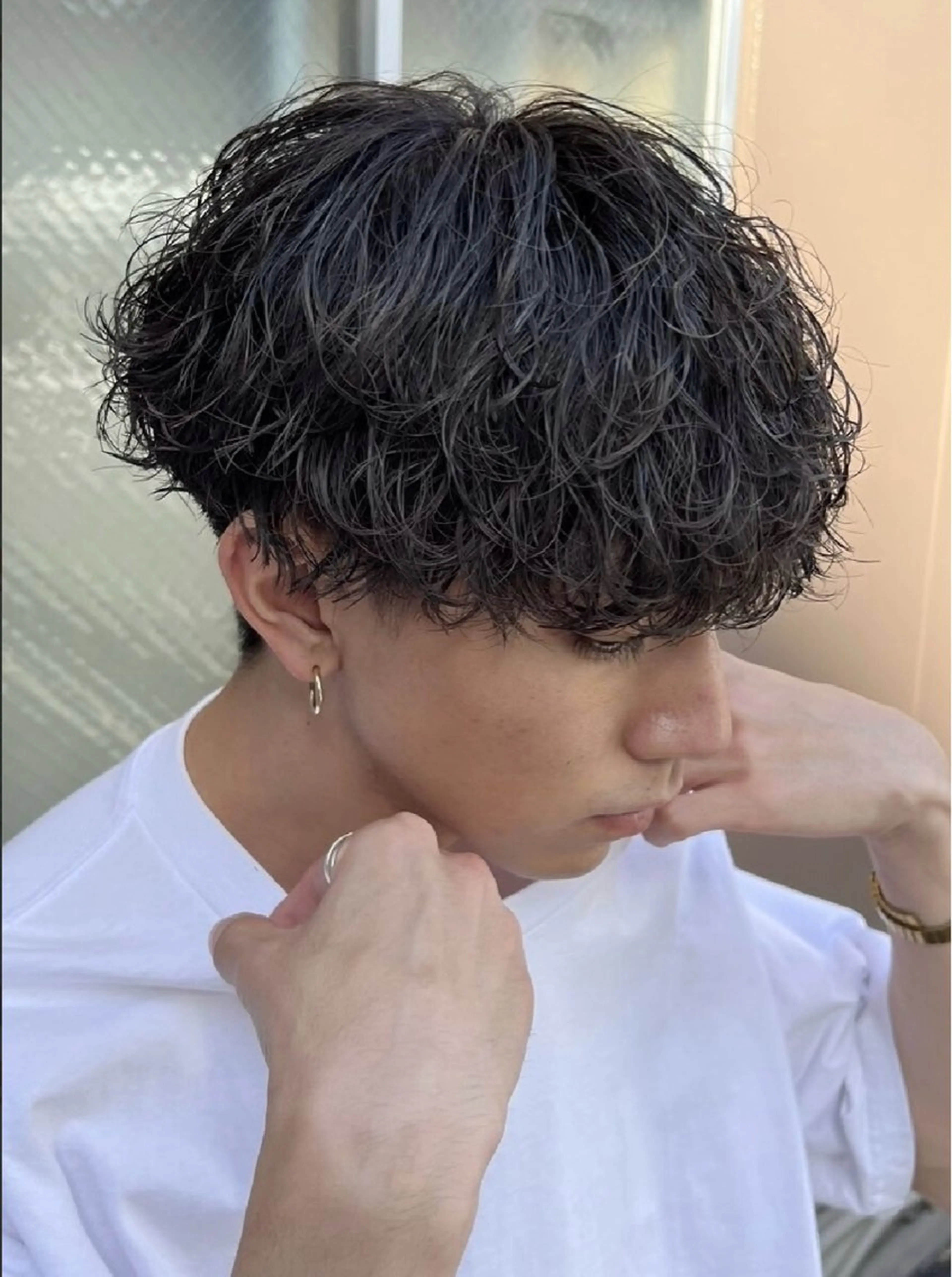 〖 カット+波巻きスパイラルパーマ🌊𓂃𓈒 〗の写真