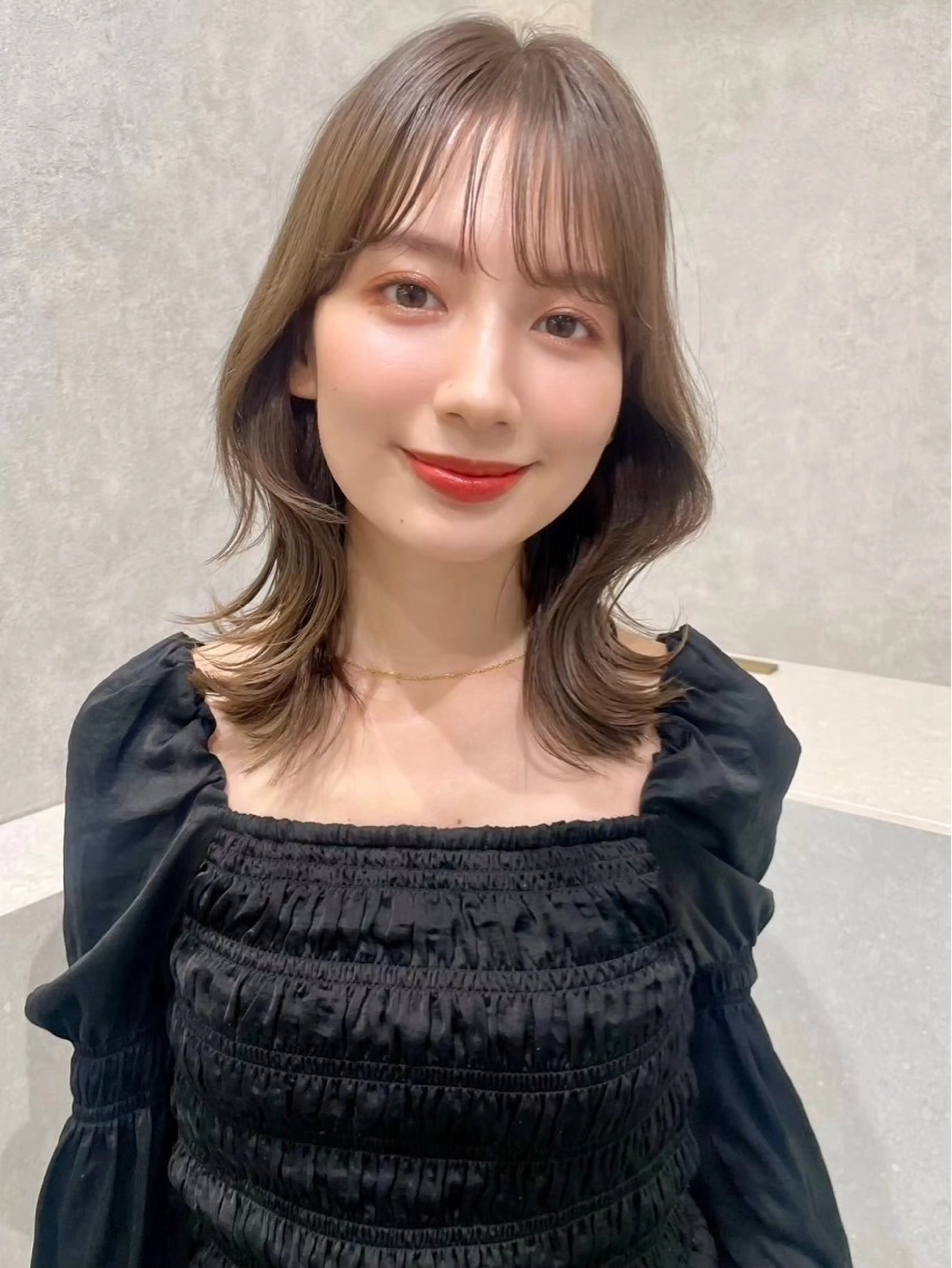 ミディアム カラー ✨艶髪✨ 可西 凜々子のヘアスタイル