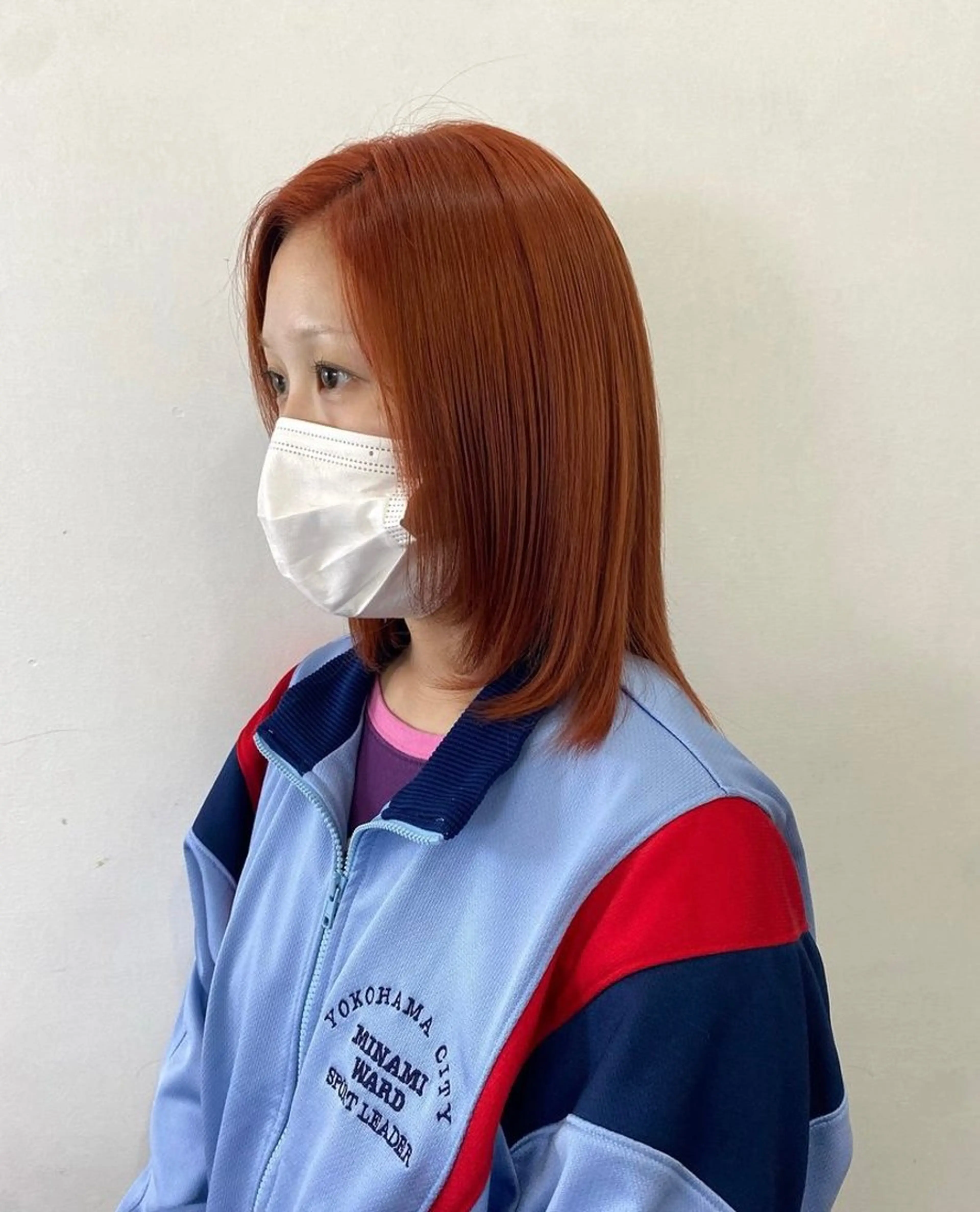 ミディアム カラー ヘアカラー 栗崎 菜弥のヘアスタイル