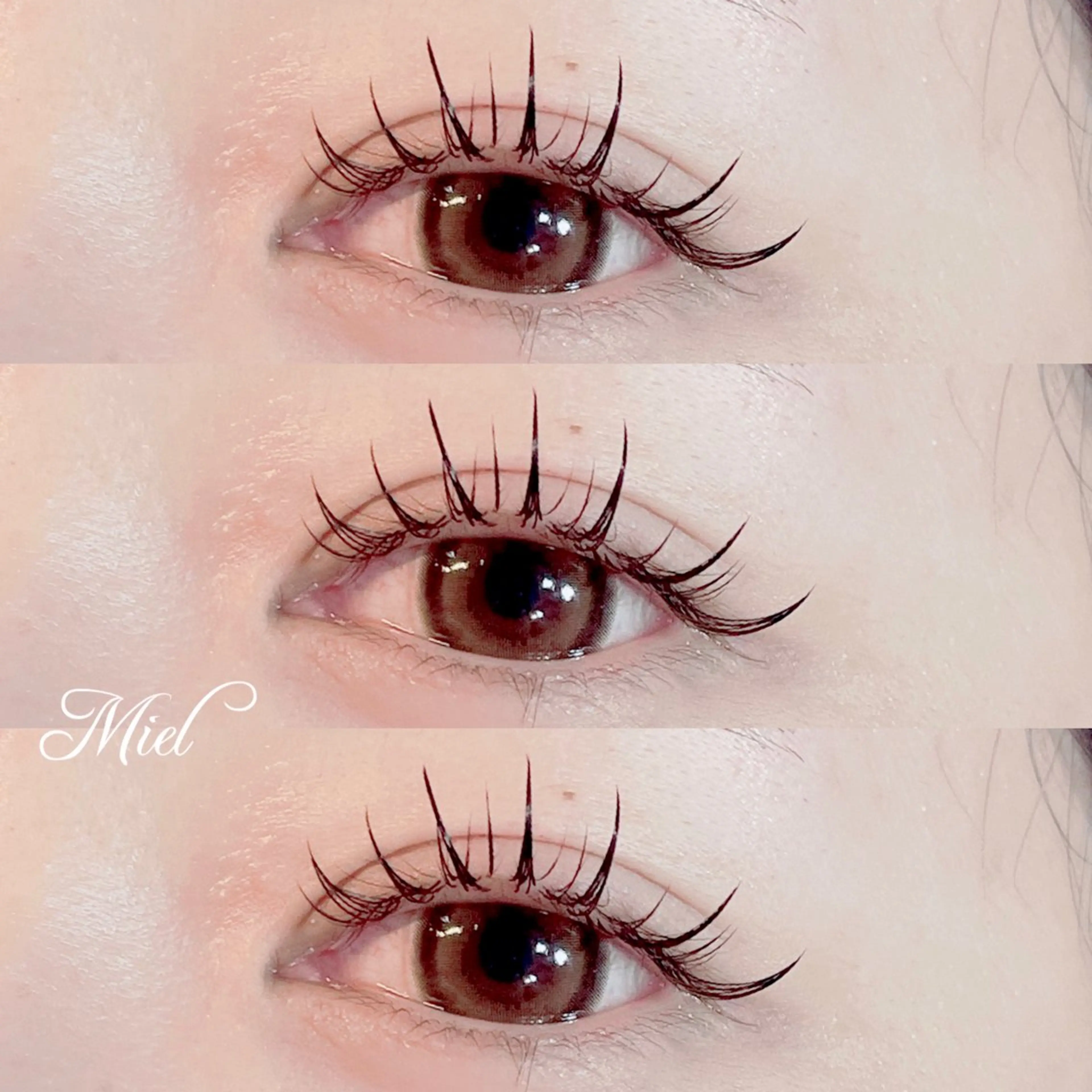 マツエク・マツパ カラーマツエク フラットラッシュ ボリュームラッシュ ワンホンマツエク Mori ✨Mystical✨のマツエク・マツパデザイン