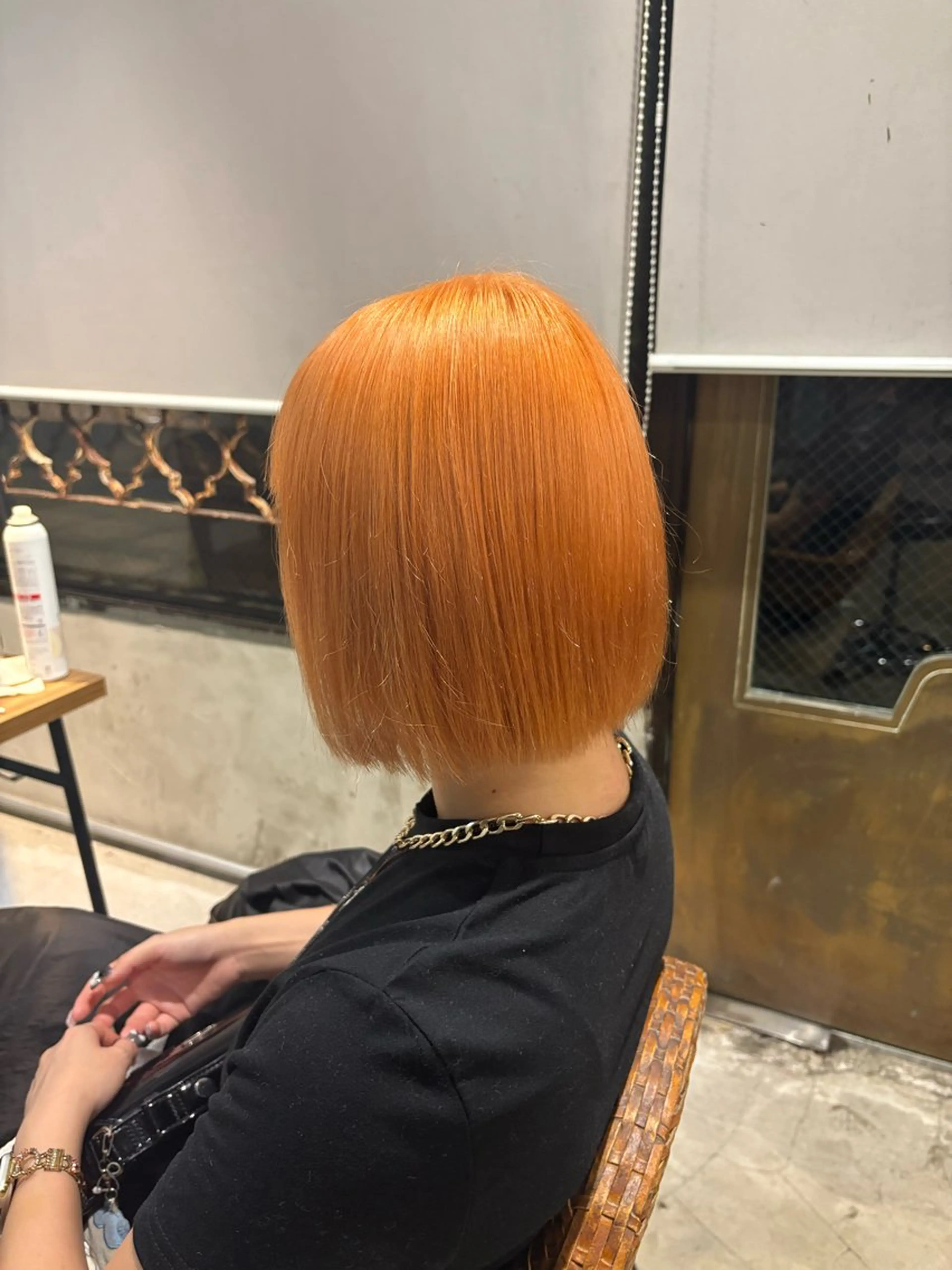 ミディアム カラー ヘアアレンジ ヘアカラー トリートメント ヘッドスパ ヘアセット 🌿透明感/レイヤー 🌿TATSUKIのヘアスタイル