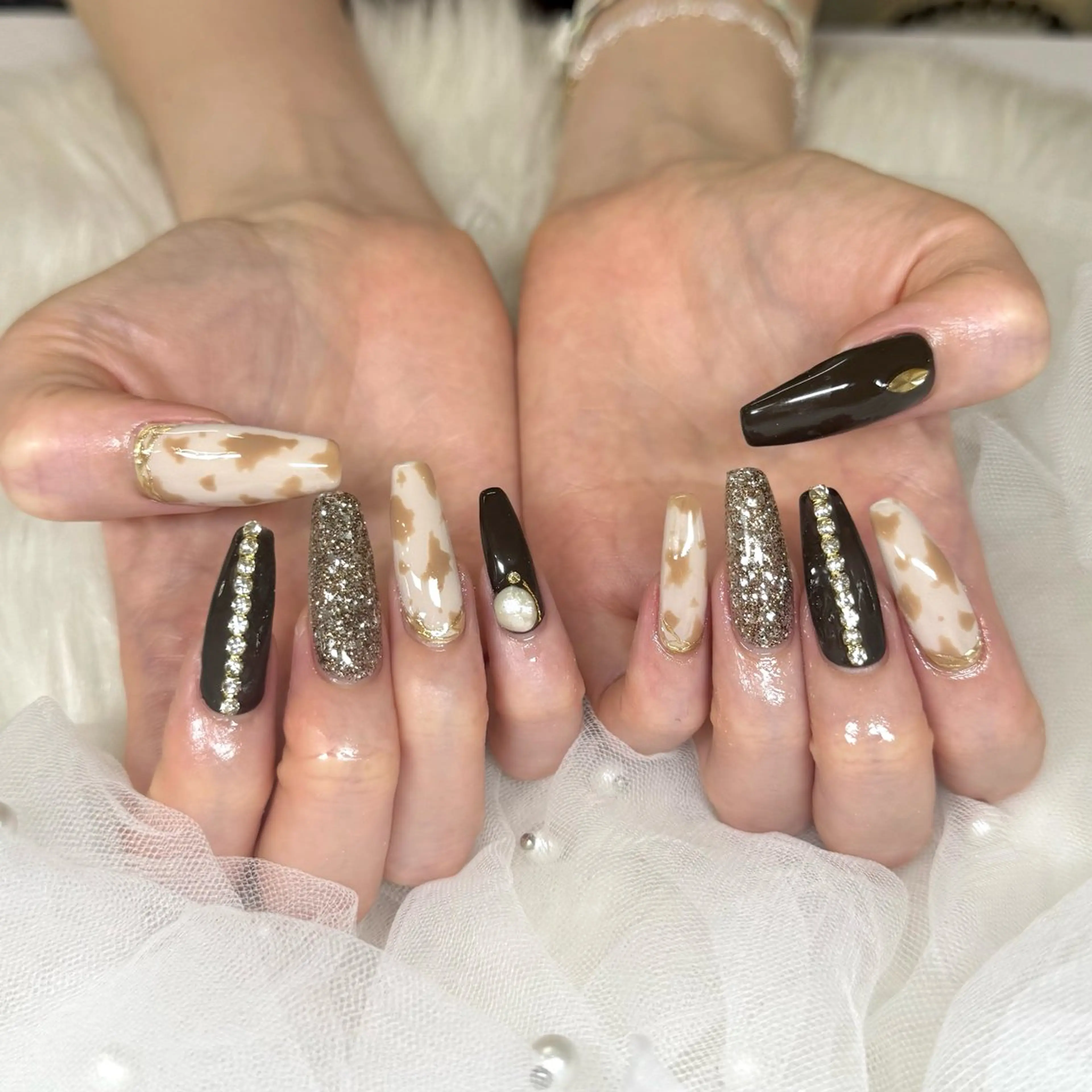 ネイル ハンドネイル Nail salon LUCAS,K 《ネイルサロンルーカス》千葉中央 スカルプ所属・LUCAS 千葉 AOI💅🏾💕のネイルデザイン