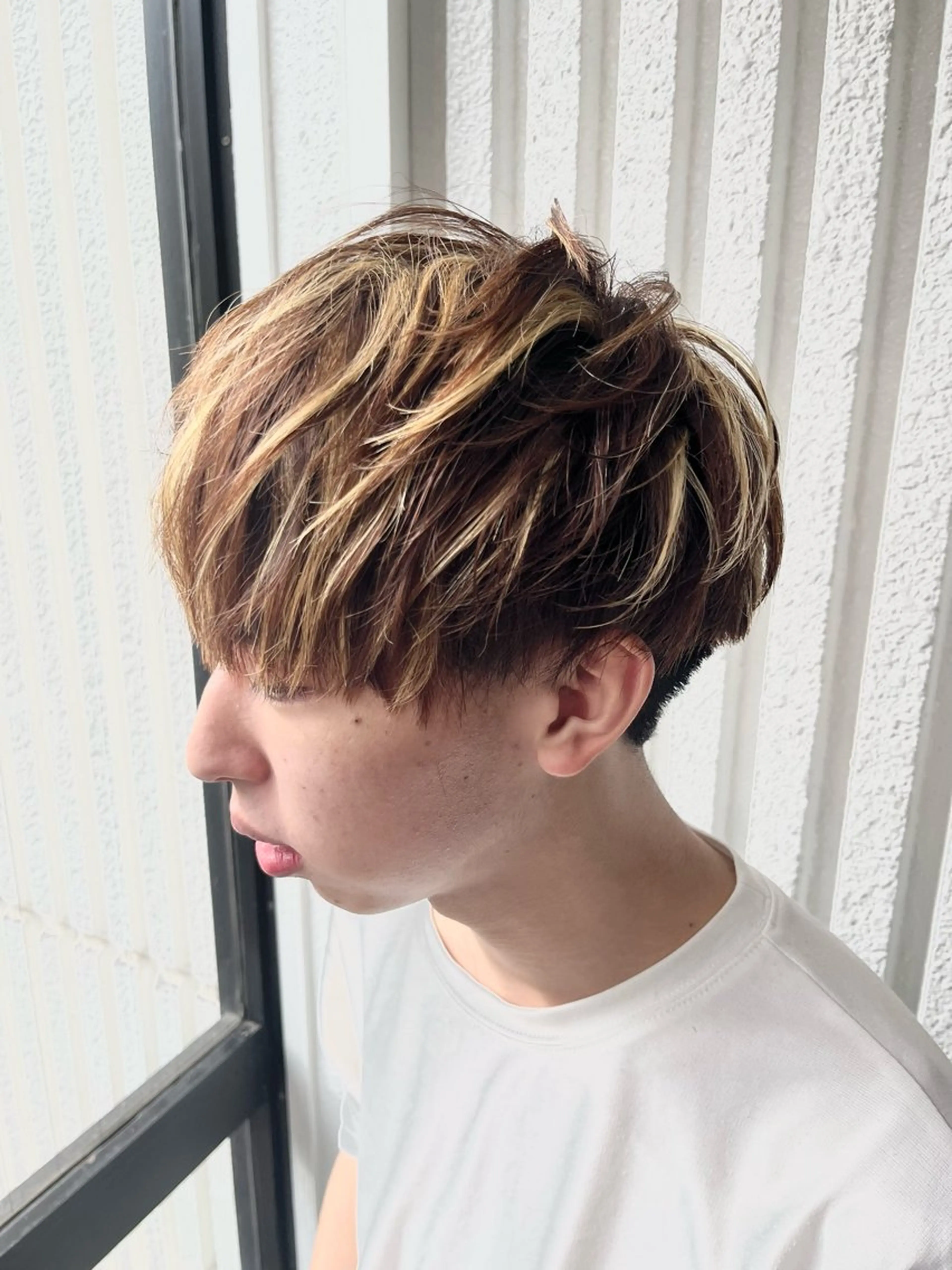 メンズ 🦕望月渉🦕 パーマ🌪️ブリーチのヘアスタイル