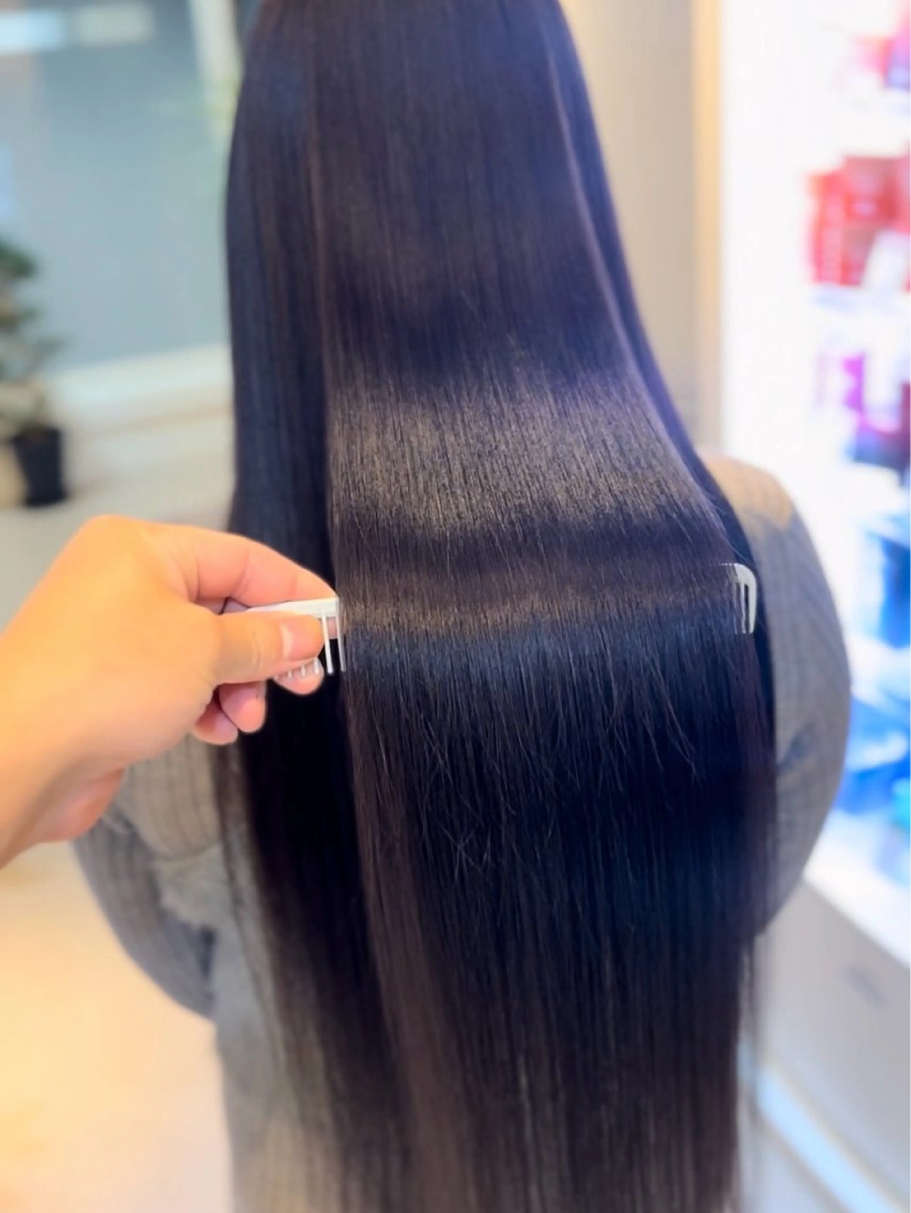 ロング カット 縮毛矯正 トリートメント CIEL大名店 髪質改善・Aujua認定サロン【髪質改善シエル】所属・CIEL天神／大名／ 縮毛矯正／髪質改善のヘアスタイル