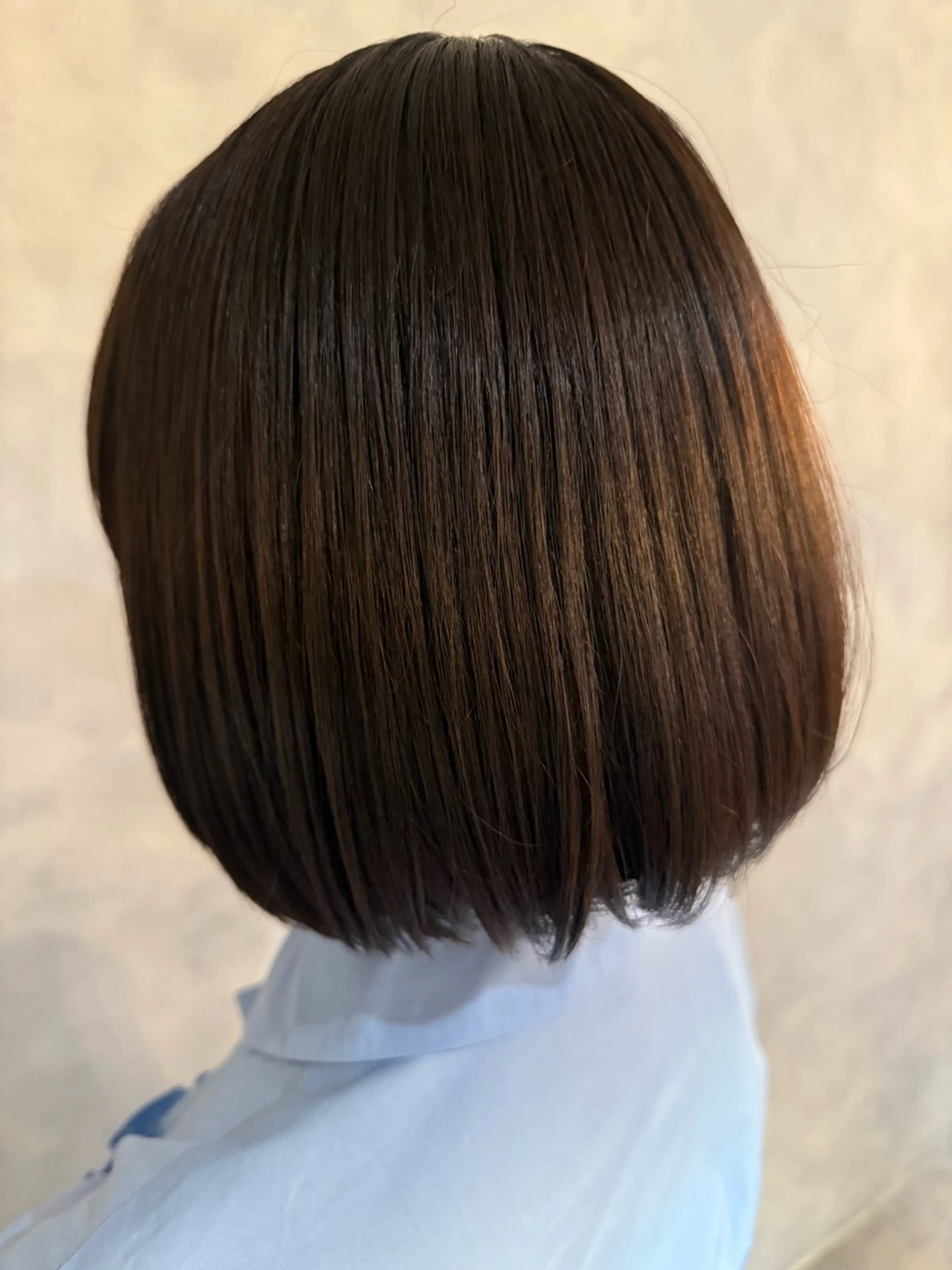 ショート カラー ブラウンカラー soyon 心斎橋店のヘアスタイル