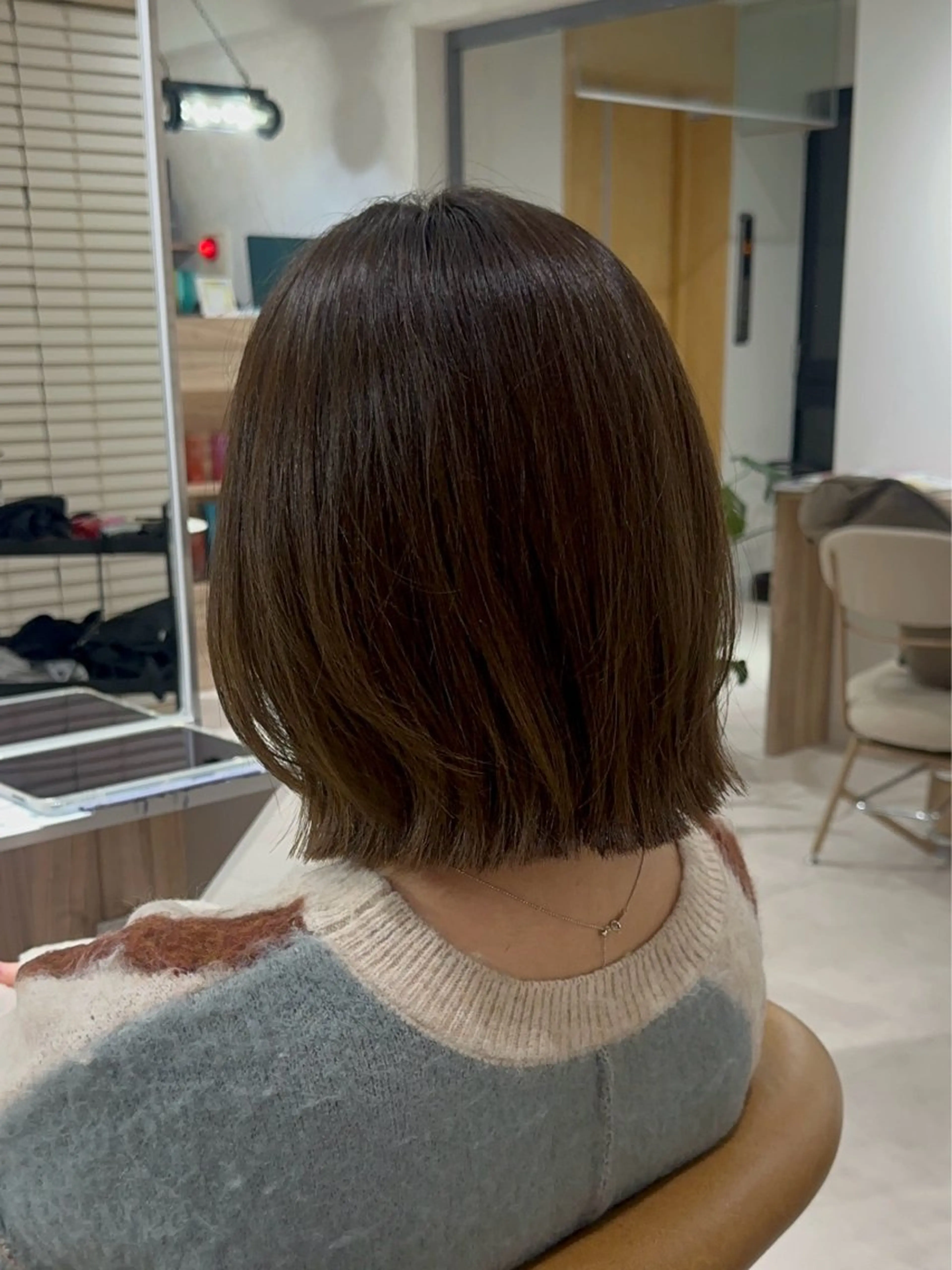 ミディアム カット ヘアカラー トリートメント 🎀似合わせカット/ ボブ/佐瀬千枝🎀のヘアスタイル