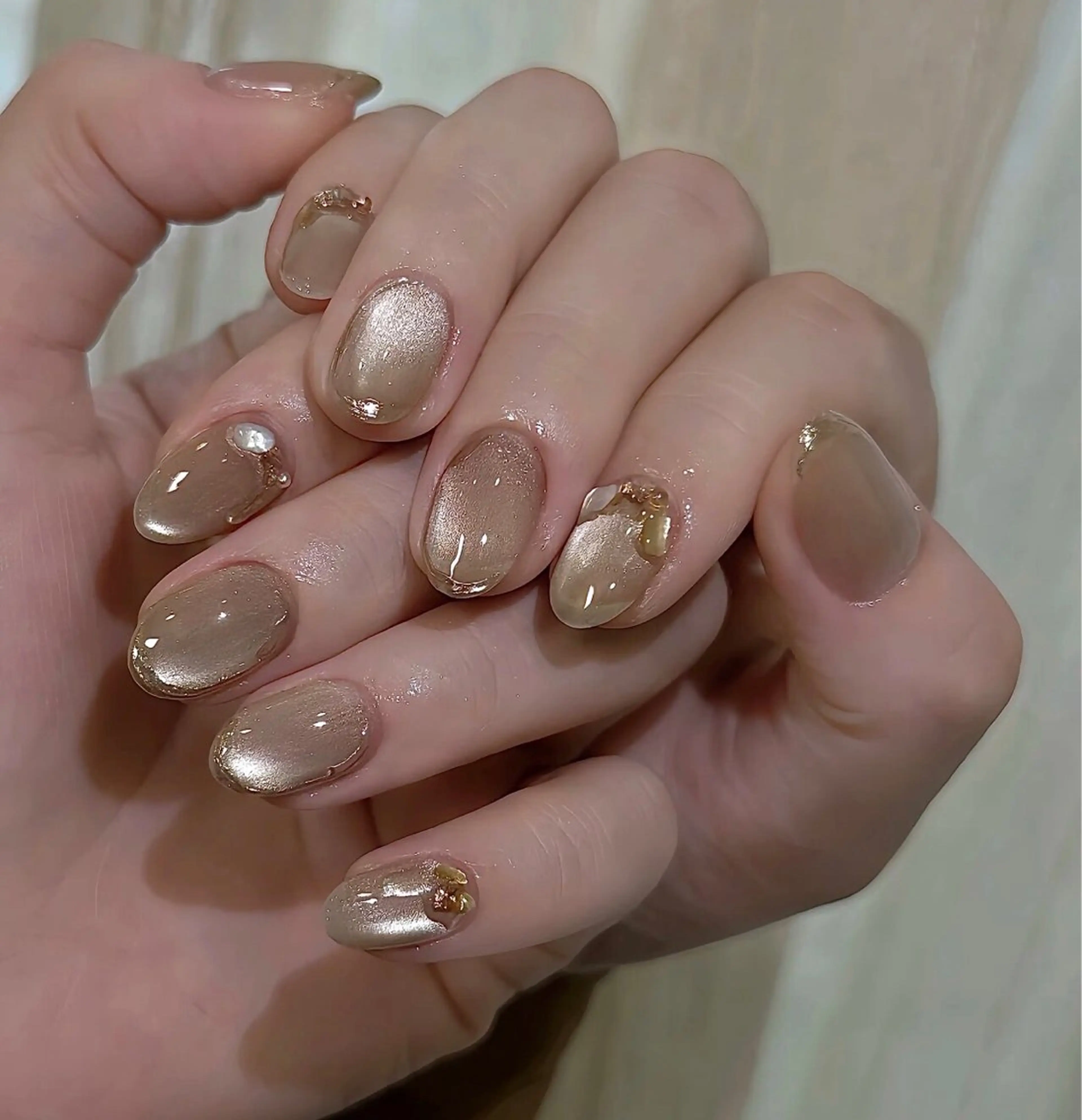 ネイル マグネットネイル ハンドネイル enju0422所属・谷口 雪のネイルデザイン