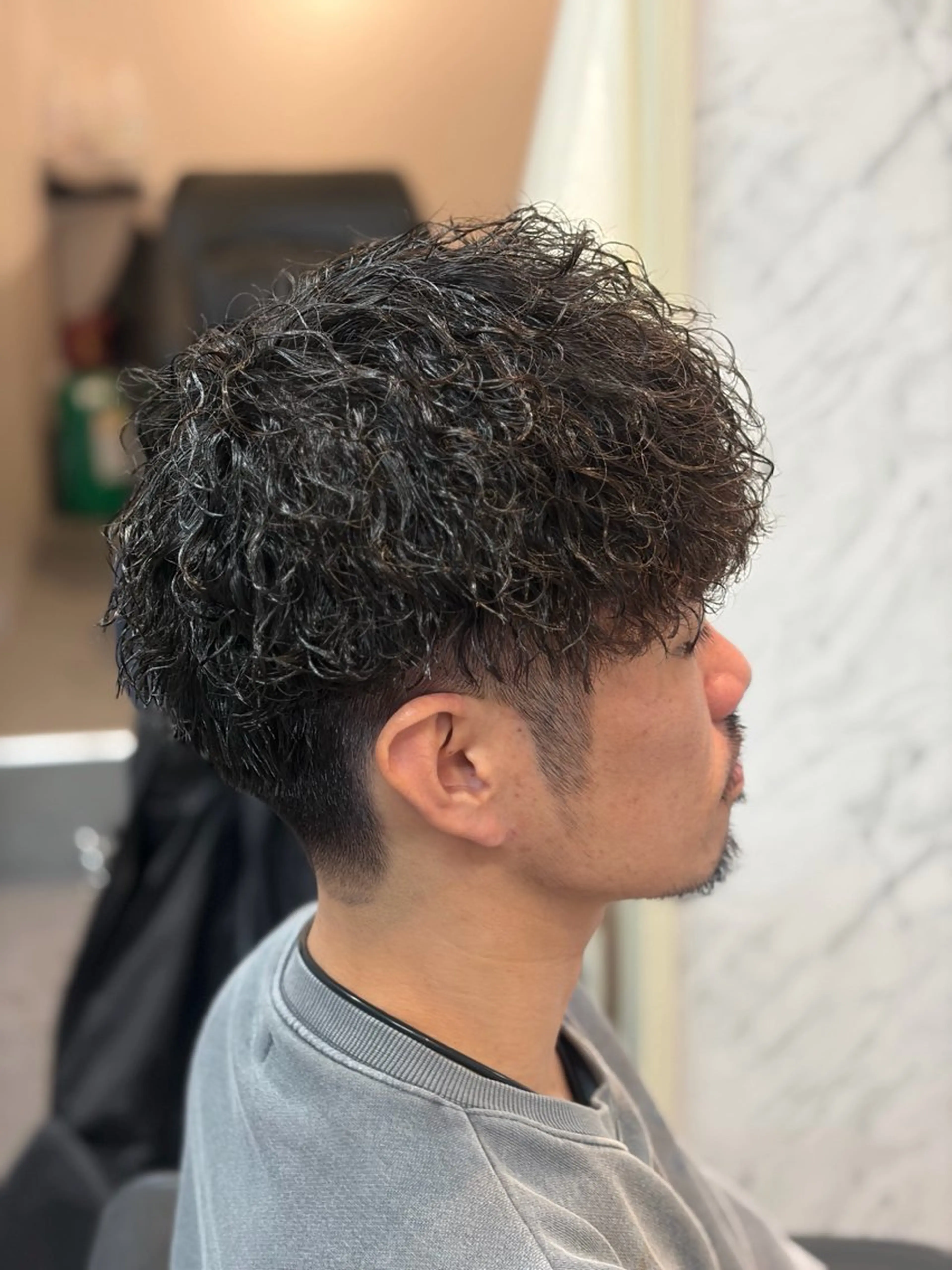 パーマ メンズ カット パーマ メンズ特化/パーマ/ フェードWATARUのヘアスタイル