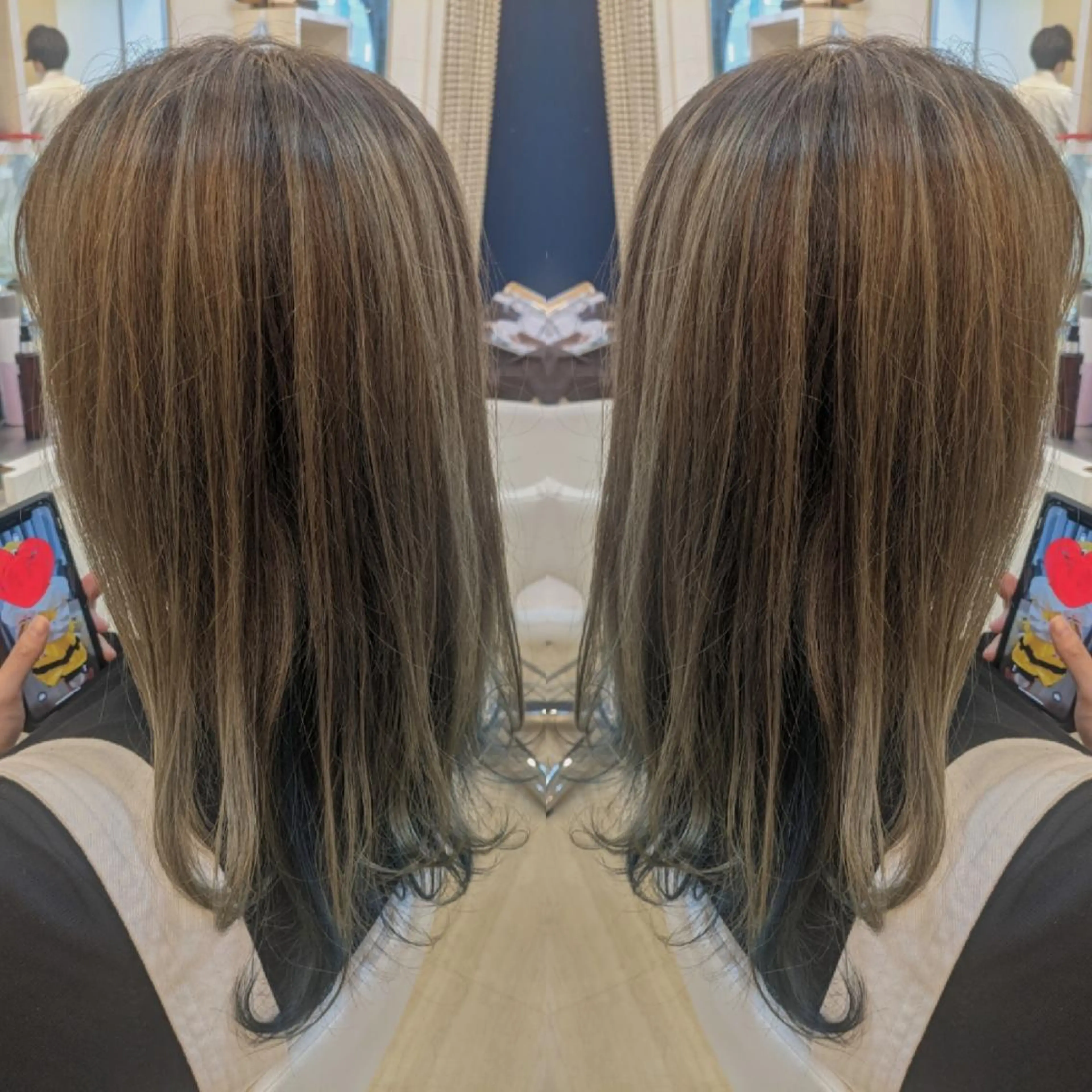 ロング 池田 恵久美のヘアスタイル