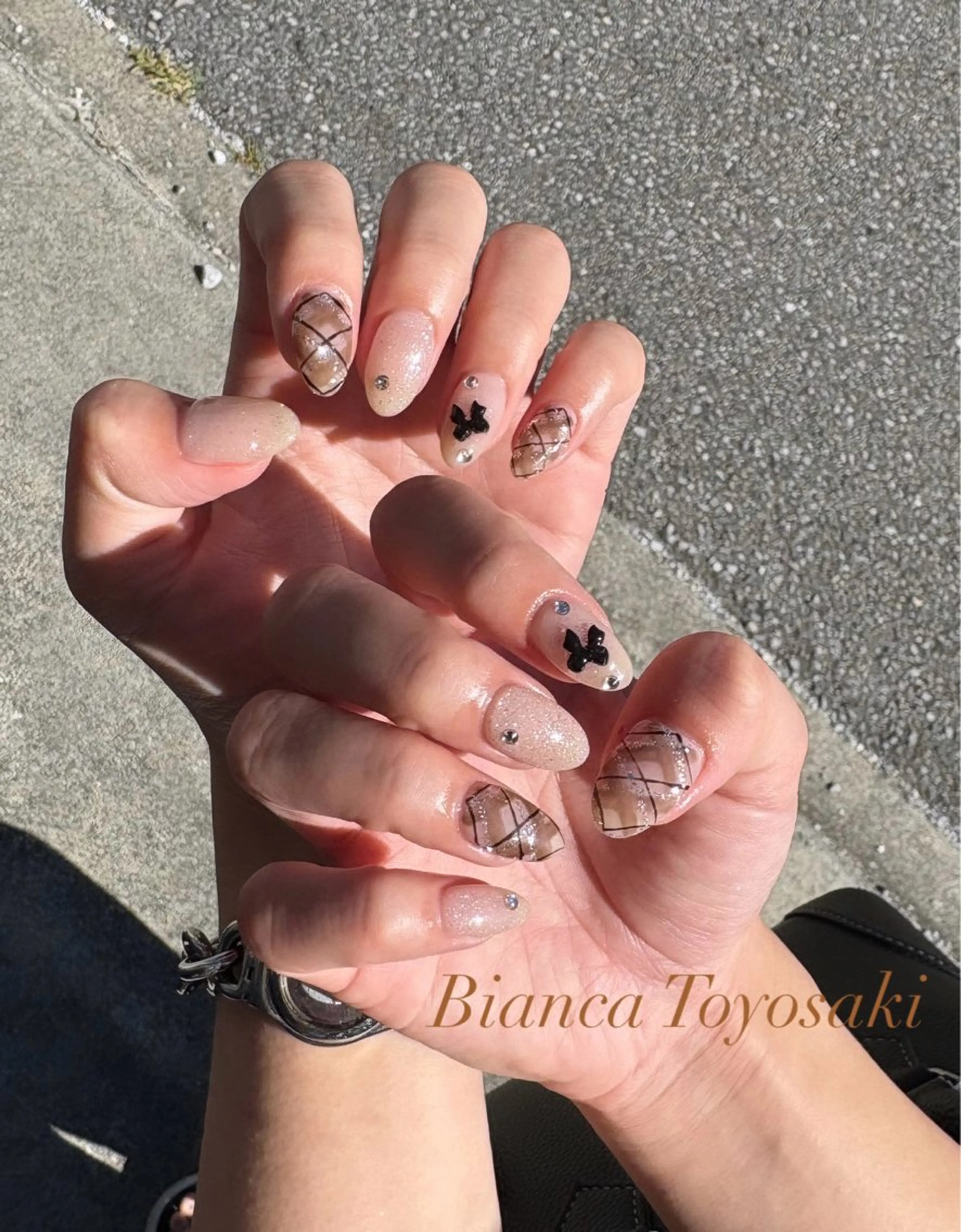 ネイル タマキ リノ　ビアンカ豊崎のネイルデザイン