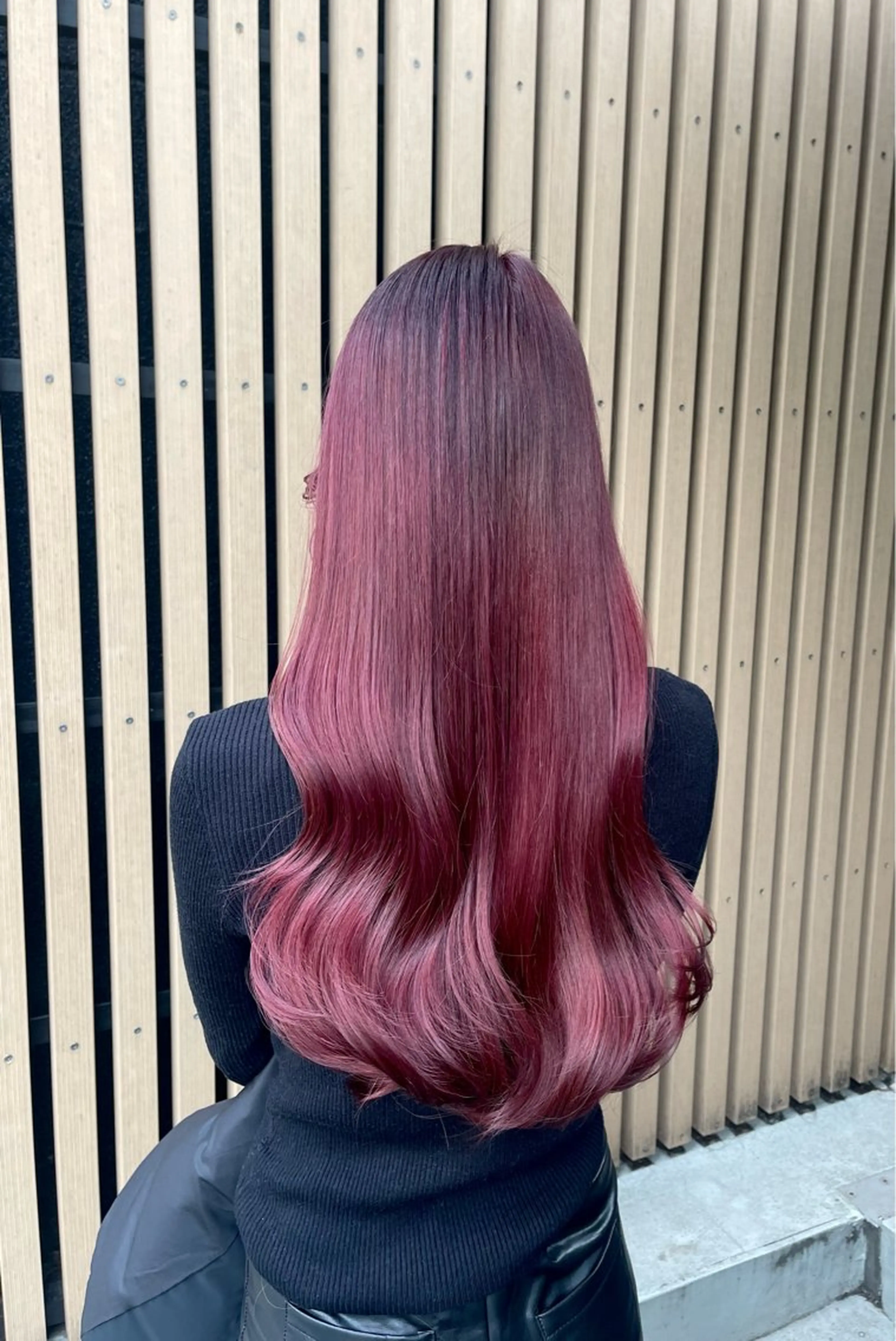 ロング カラー カット ヘアカラー トリートメント 東梅田エリアカラー ヘアセットNo. 1のヘアスタイル