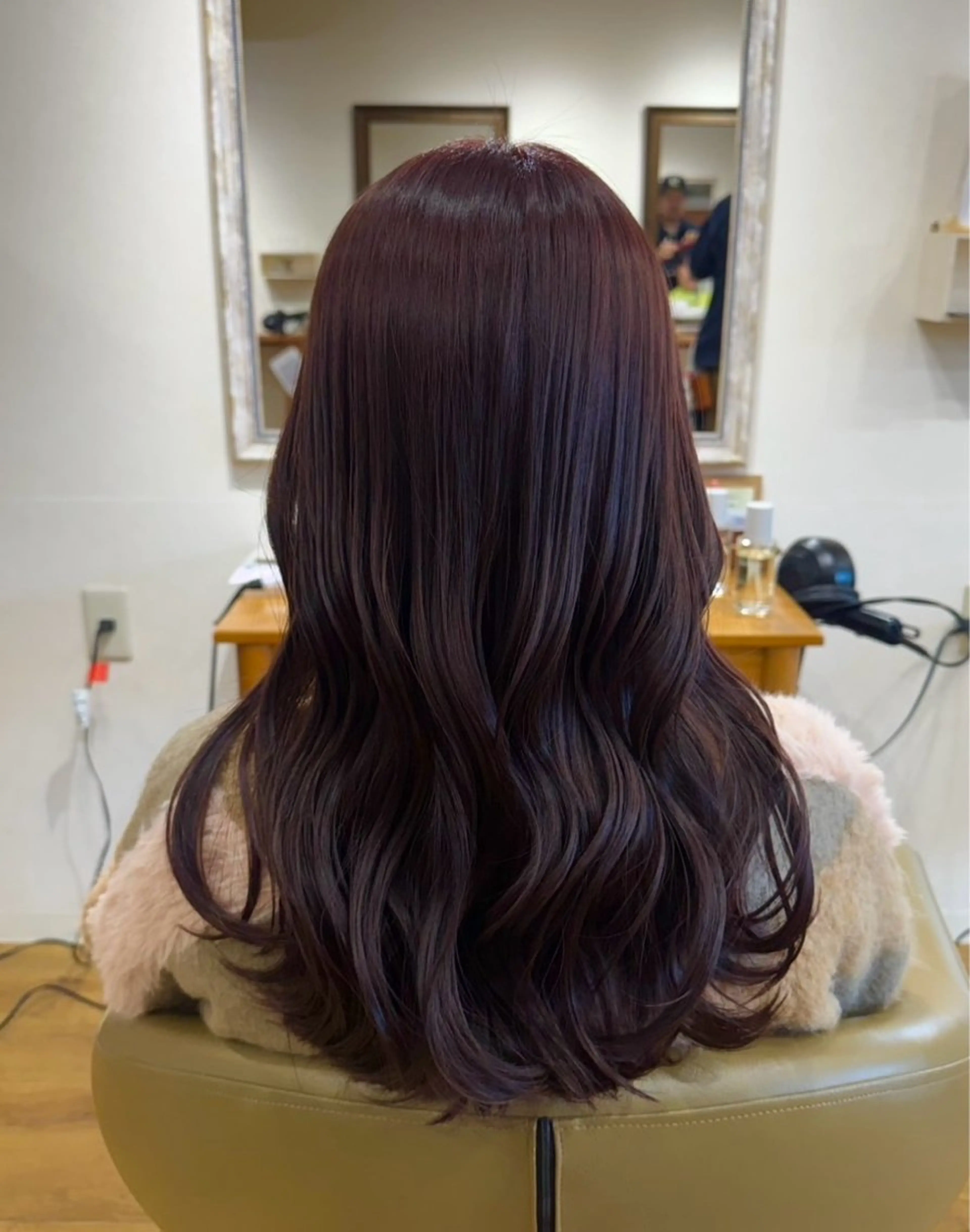 大人っぽいく女性らしい暖色カラー🍒の写真