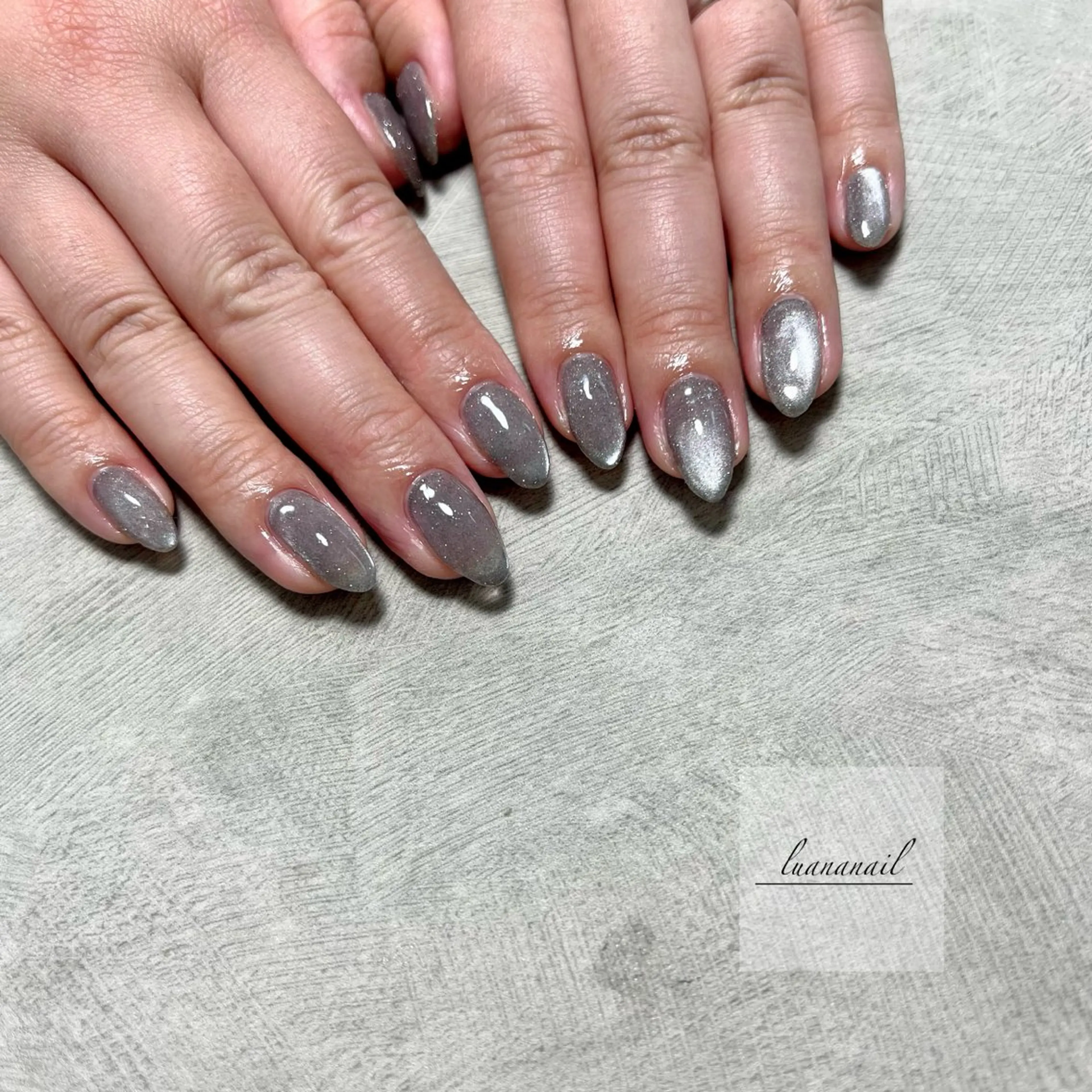 ネイル フラッシュネイル マグネットネイル luana nailのネイルデザイン