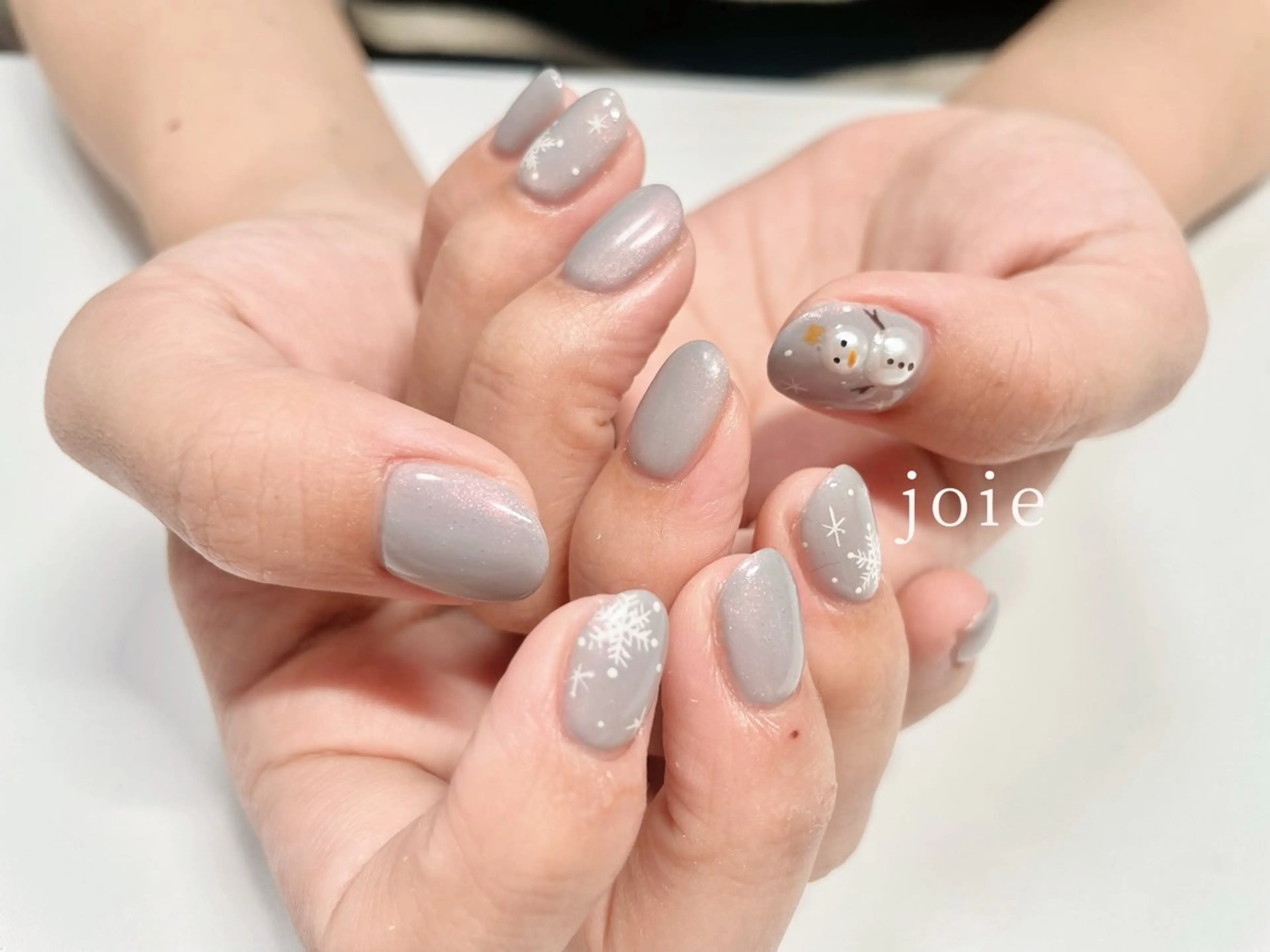 ネイル ジェルネイル パラジェル 冬ネイル Nailist Mikuのネイルデザイン