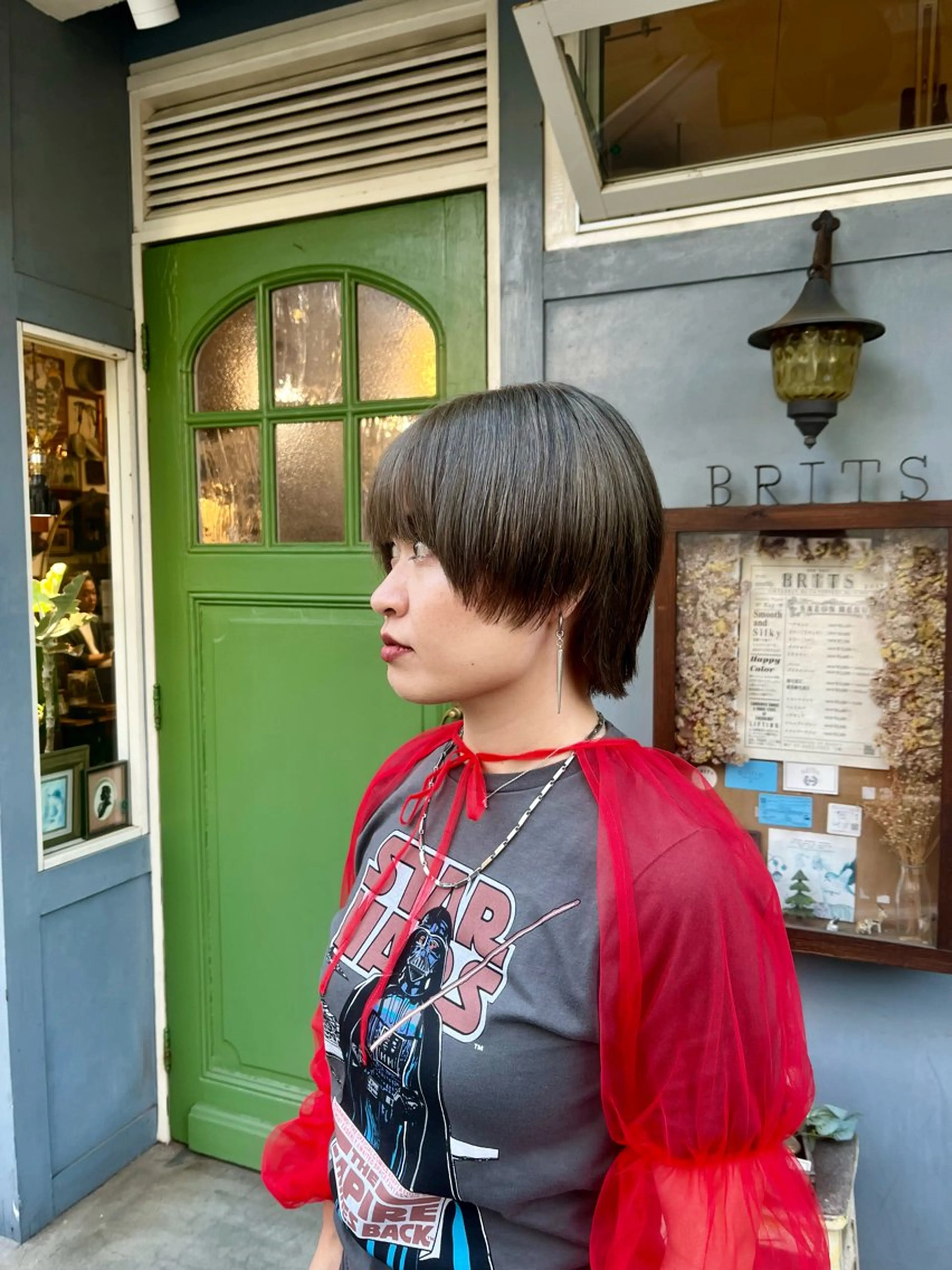 ショート カラー ウルフカット ヘアカラー 垢抜けショート🌱 パーマ/緒方椋のヘアスタイル