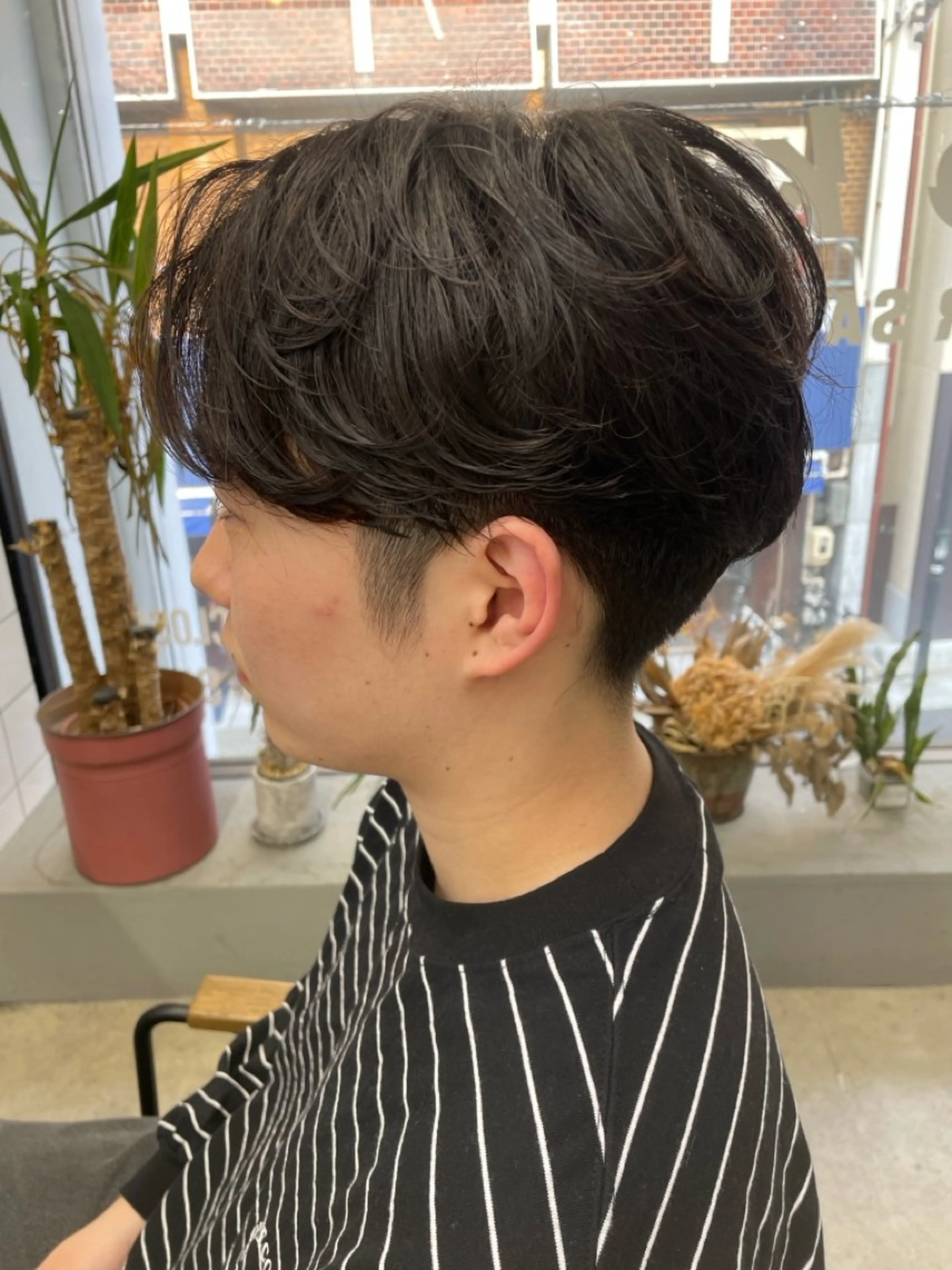 ショート パーマ メンズ カット ヘッドスパ メンズ専門サロン wokeのヘアスタイル