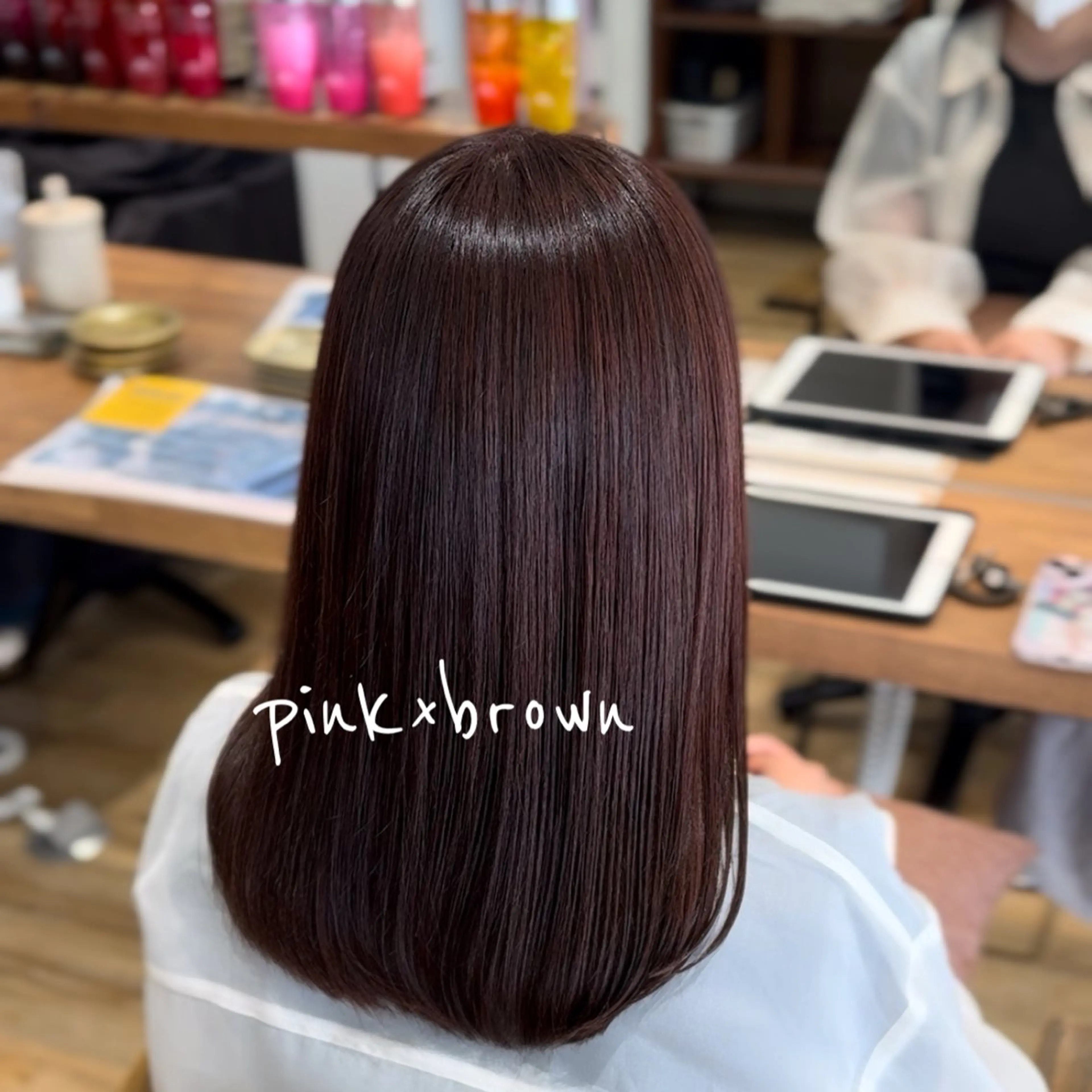 フルカラー➕前髪カット🍓トリートメントサービス🍓の写真