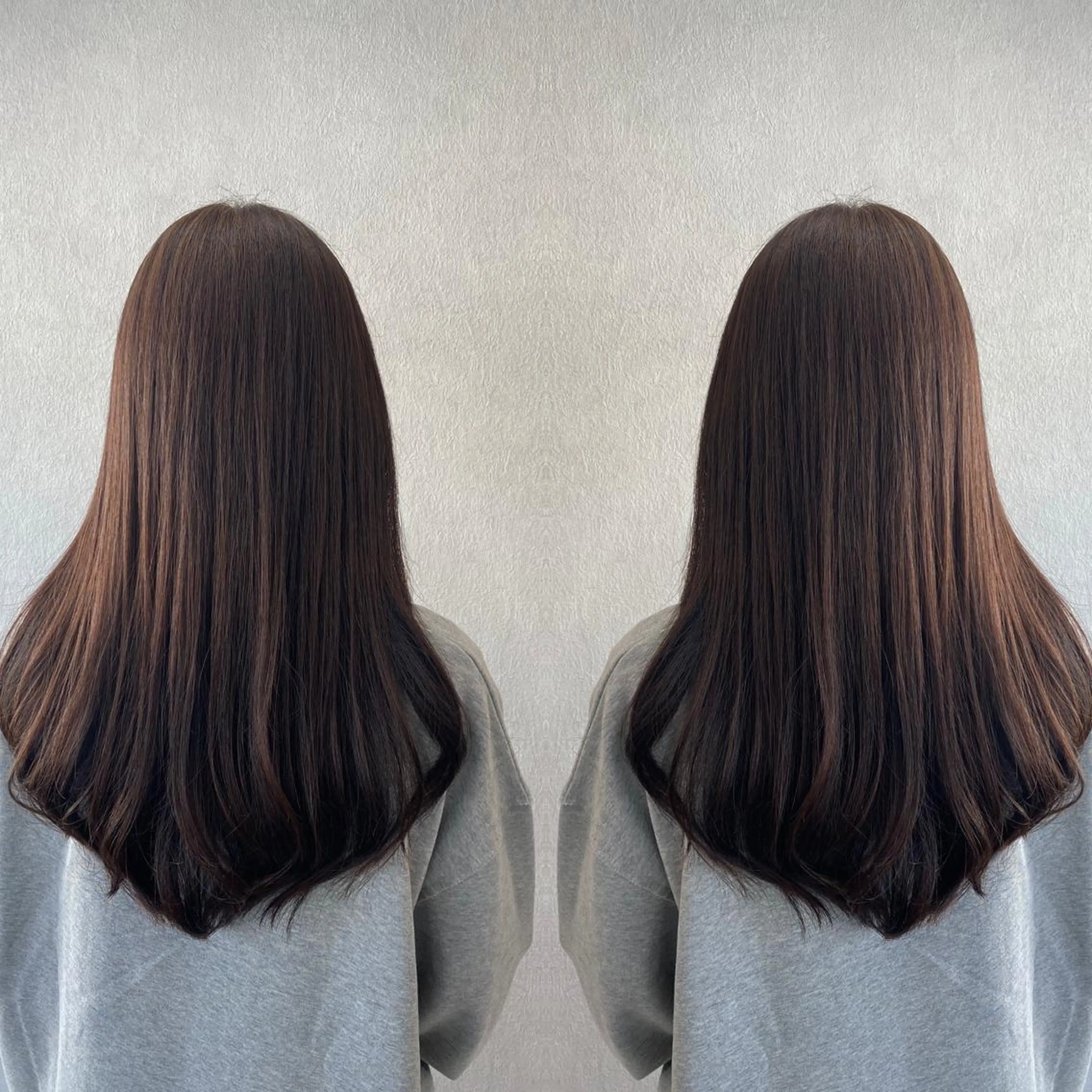 ロング カラー カット トリートメント tocca 💜石田愛結💜のヘアスタイル