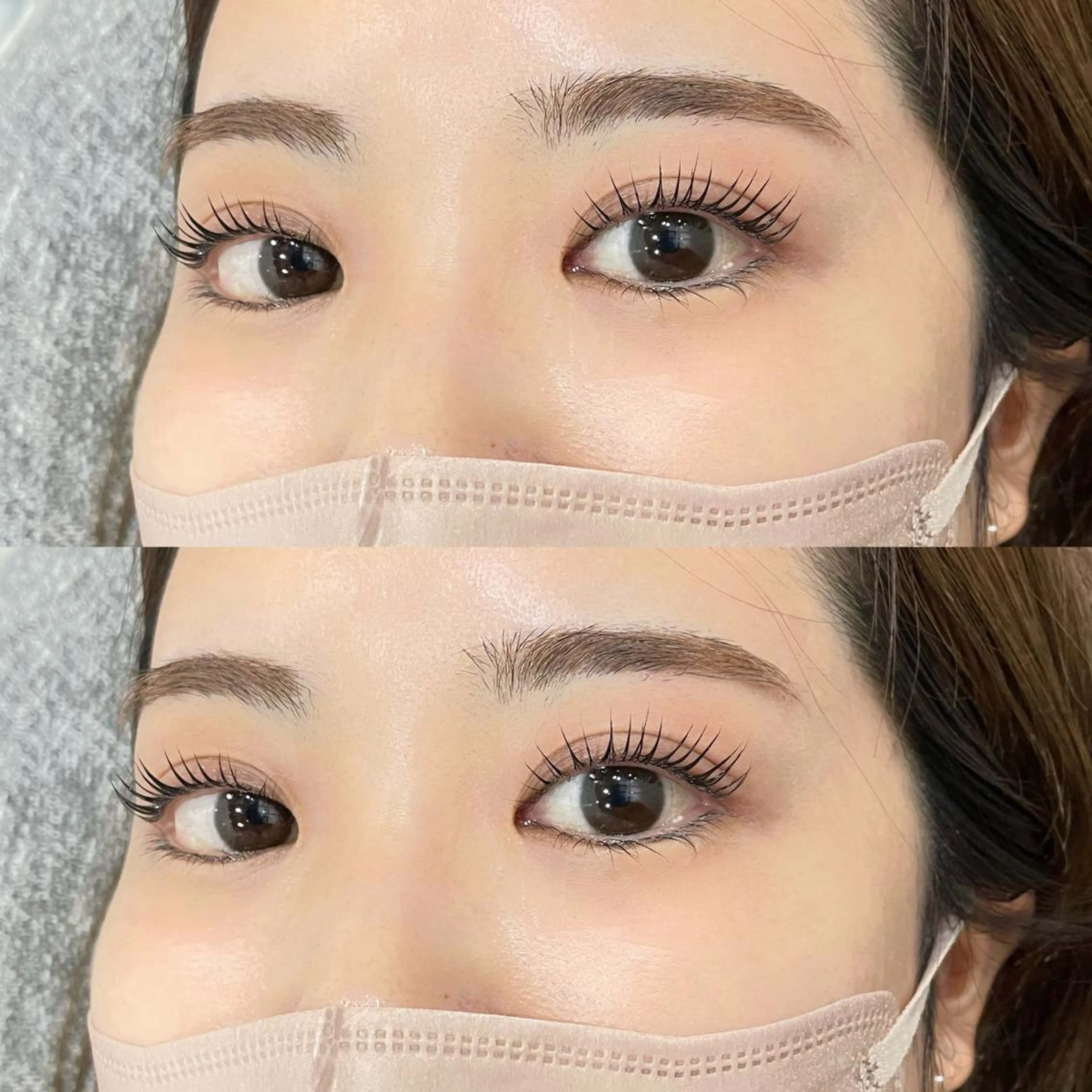 マツエク・マツパ アイブロウ 一重×まつ毛パーマ Mai マイのマツエク・マツパデザイン