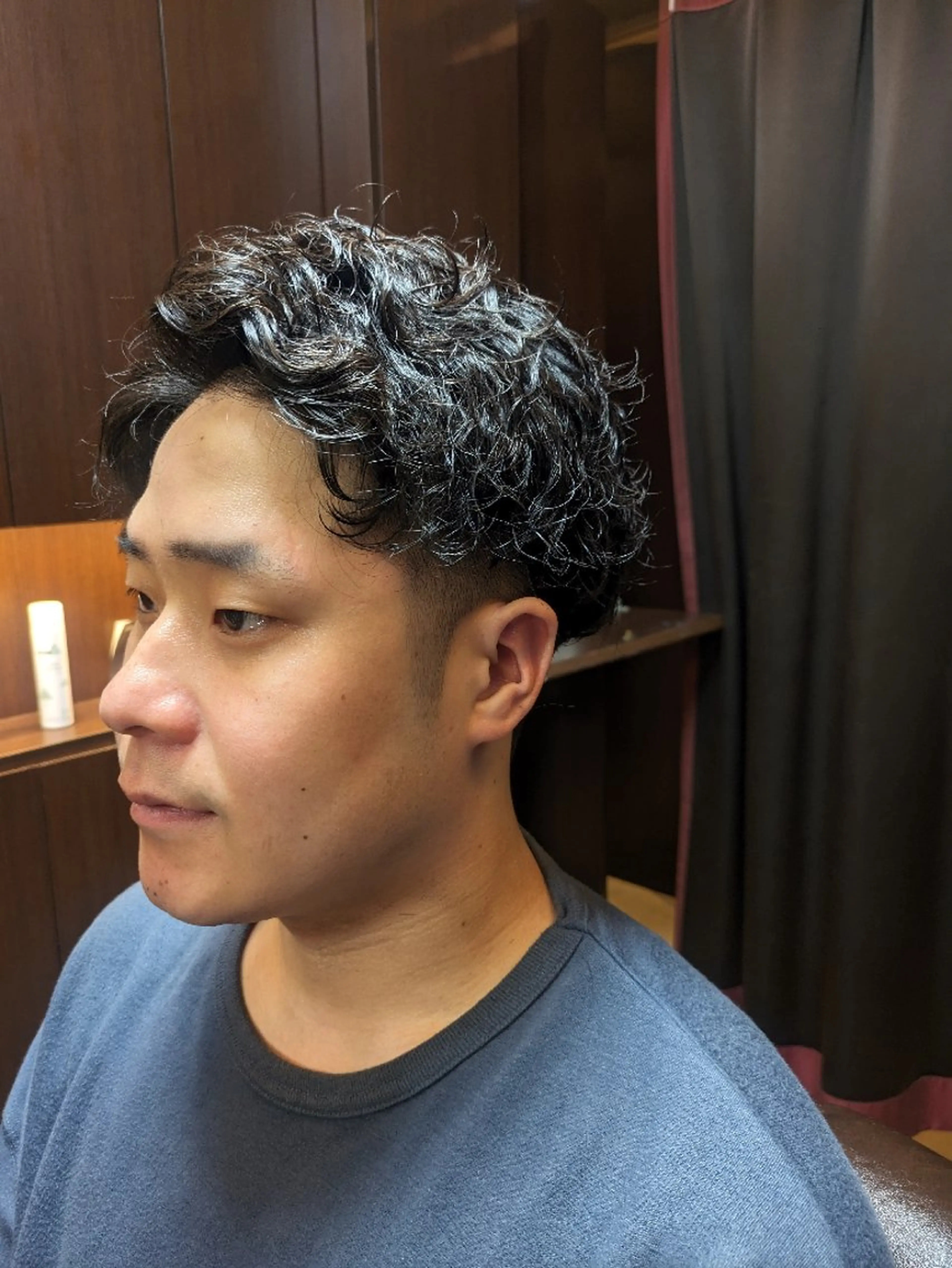 メンズ パーマ バーバーウテナ2号店所属・メンズ専門 AKIRAのヘアスタイル