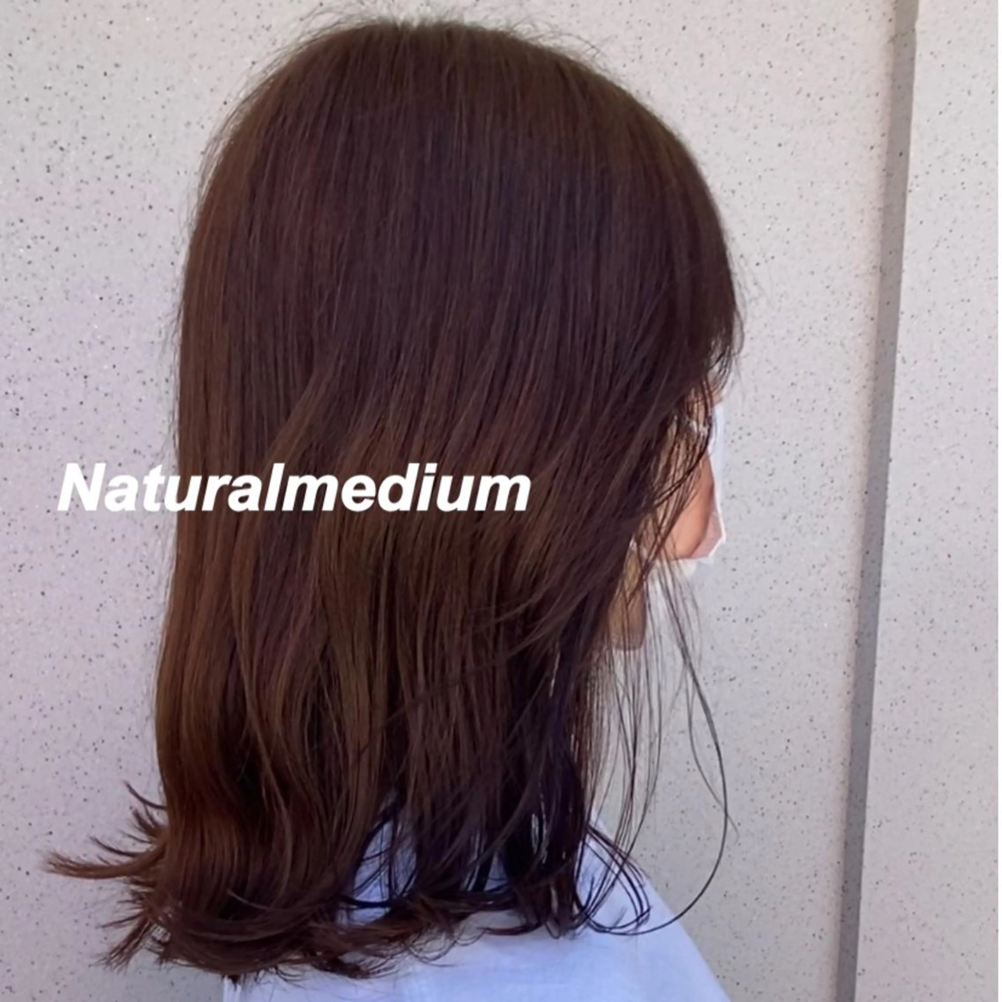 ミディアム 顔周りカット レイヤーカット カット プルエクステ/インナ ーカラー🦊はるなのヘアスタイル