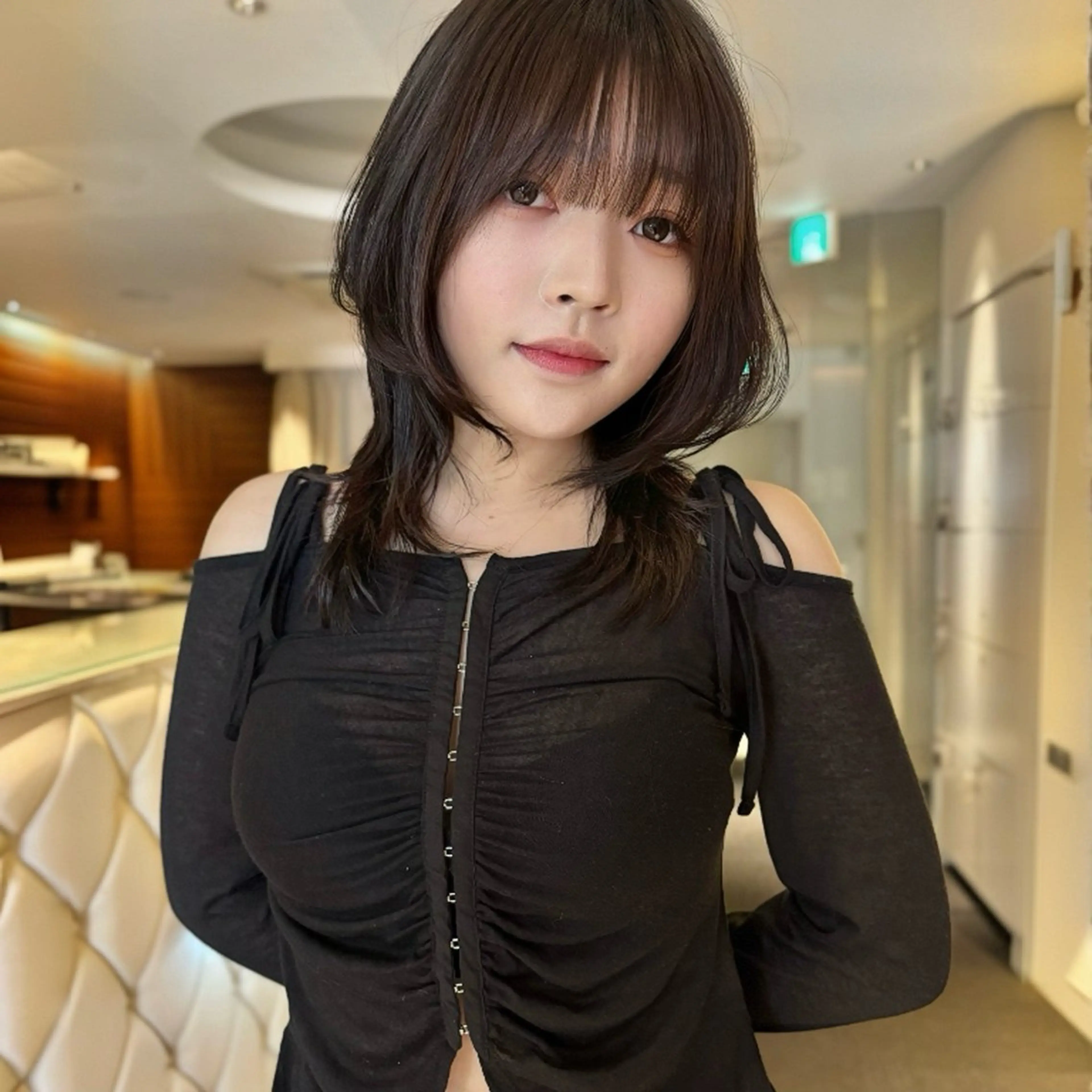 【aespa KARINA風】ハッシュカット＋透明感カラー【予約時にご自身の写真をお送り下さい】の写真