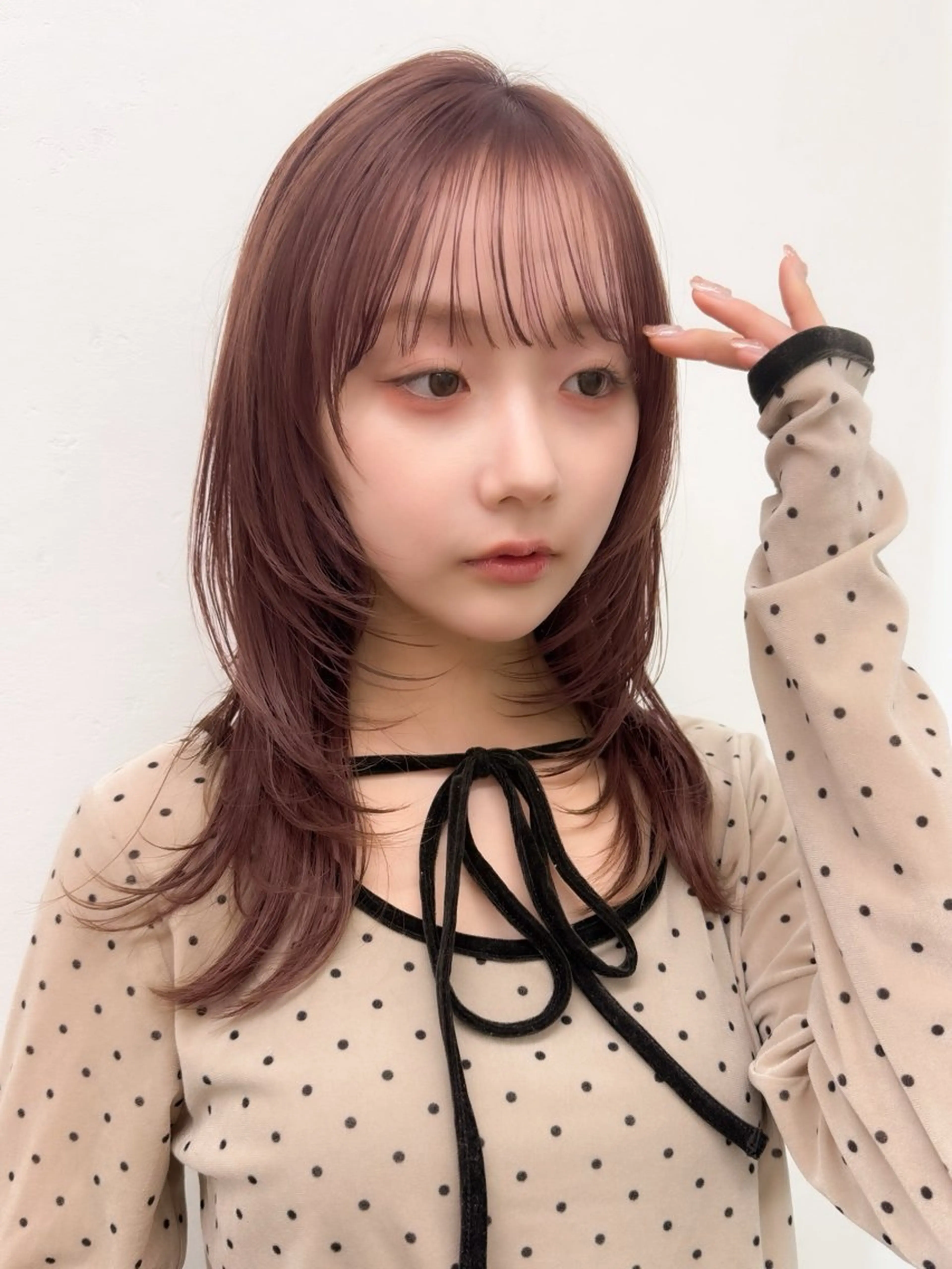 ミディアム カラー ヘアカラー トリートメント ヘッドスパ ヘアセット 🪐レイヤー/美髪 カラー/加野彩果🪐のヘアスタイル