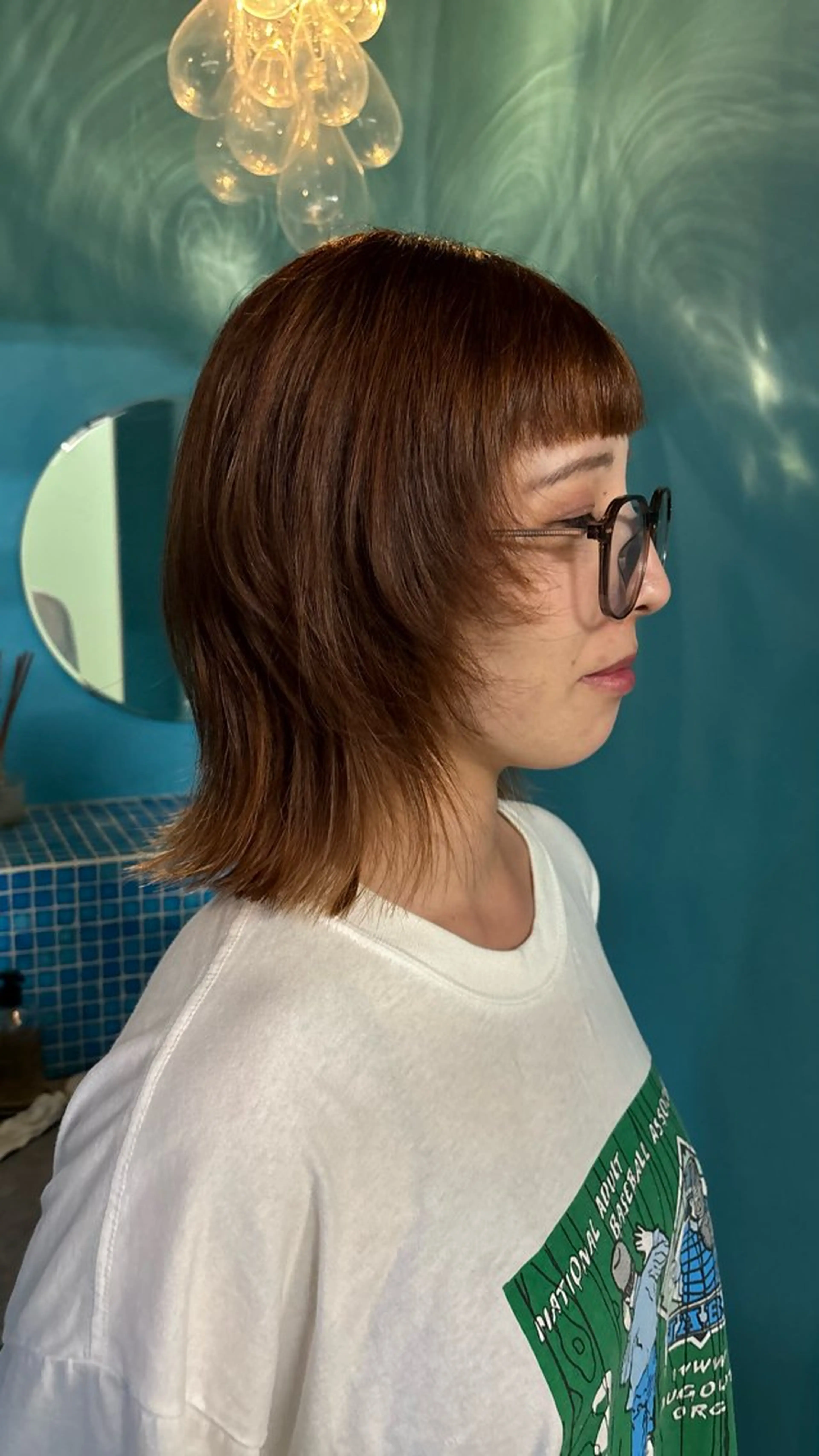 ミディアム 大泊 来寧のヘアスタイル