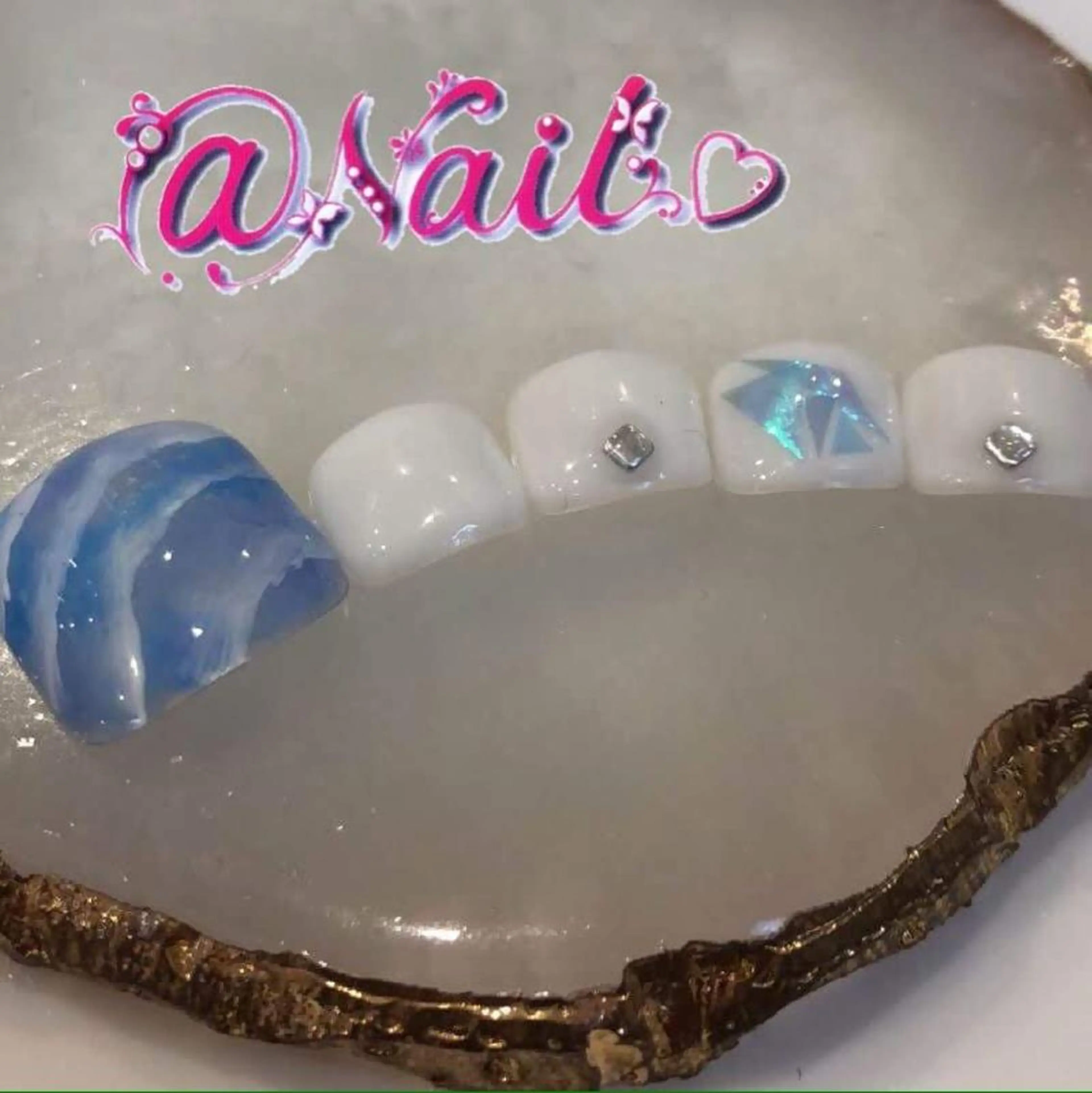 ネイル ネイルチップ 小尾 栞のネイルデザイン