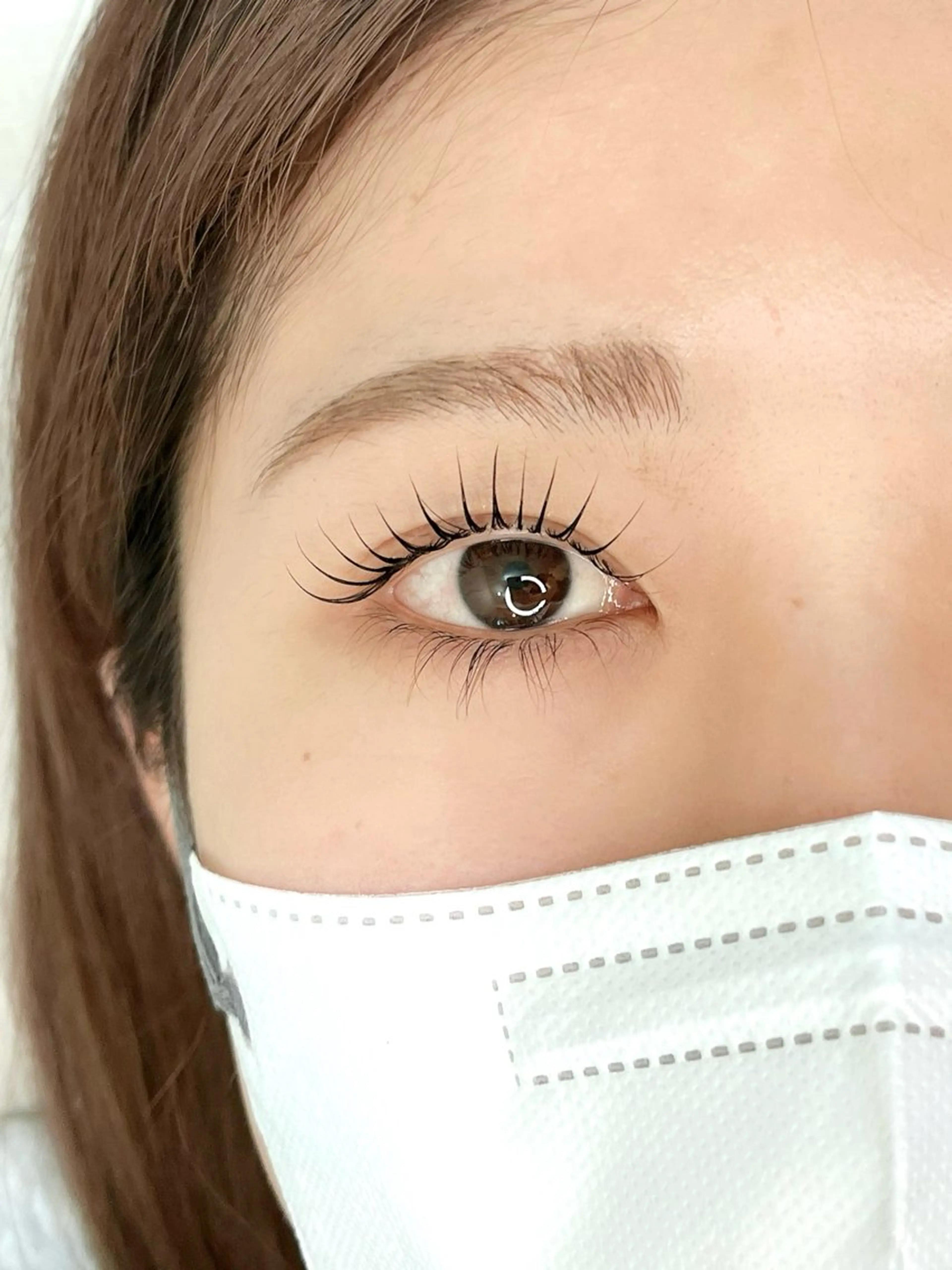 マツエク・マツパ 一重×まつ毛パーマ 為永 千尋のマツエク・マツパデザイン