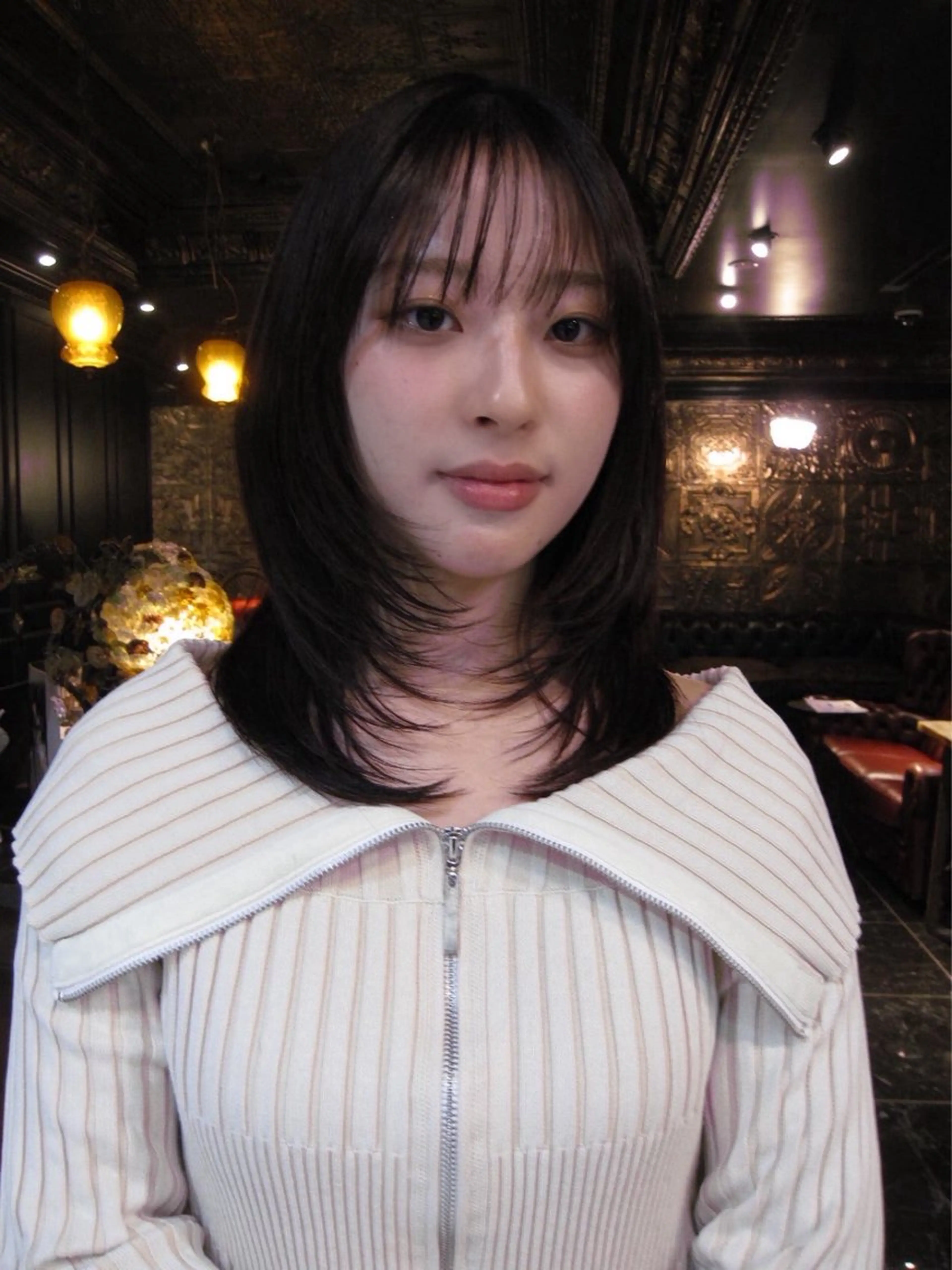 ミディアム カラー カット ヘアカラー ルカ/ ニュアンスヘアのヘアスタイル