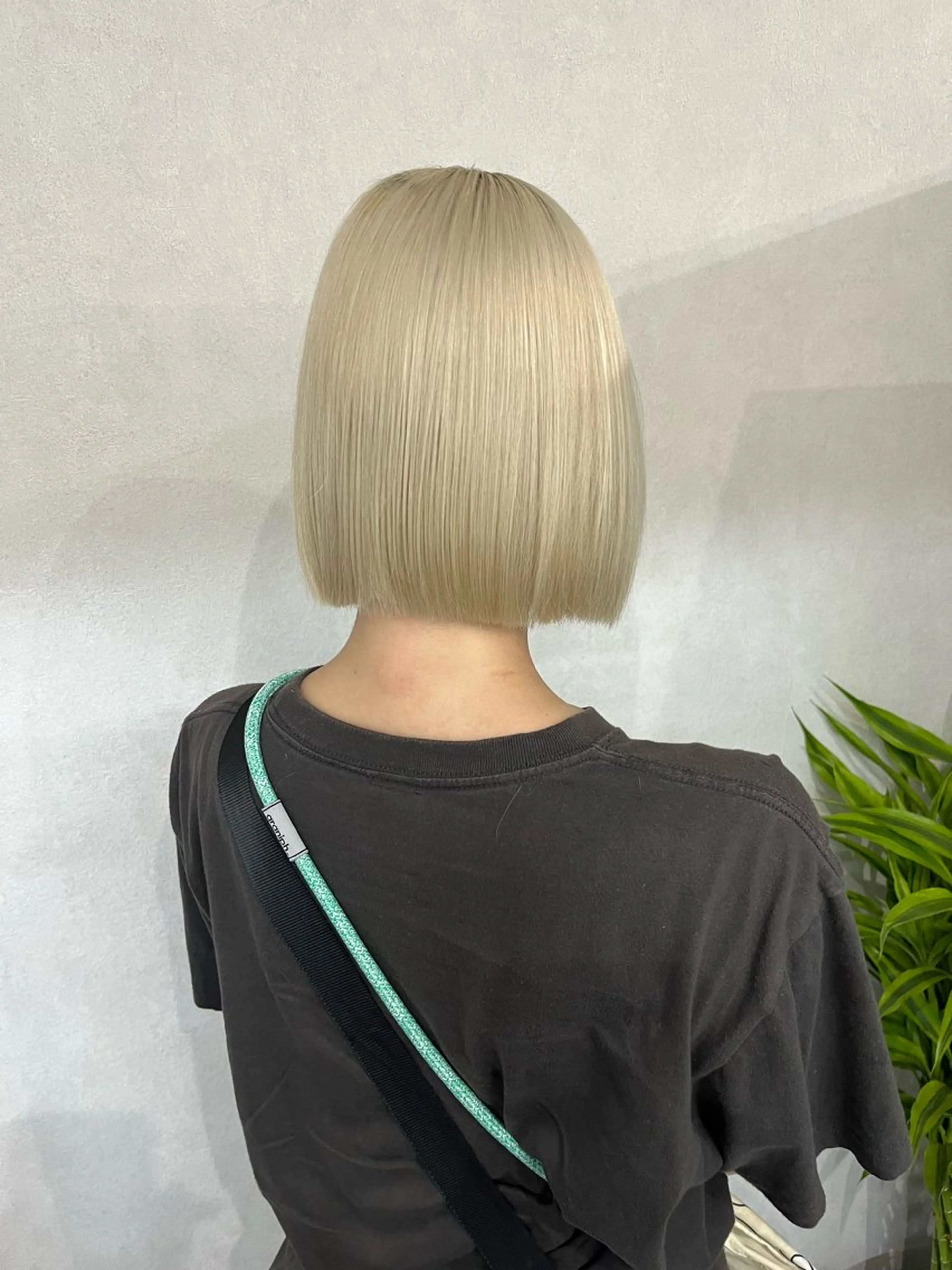 ショート 切りっぱなしボブ ボブ FERIA あべの yumeho🍭のヘアスタイル