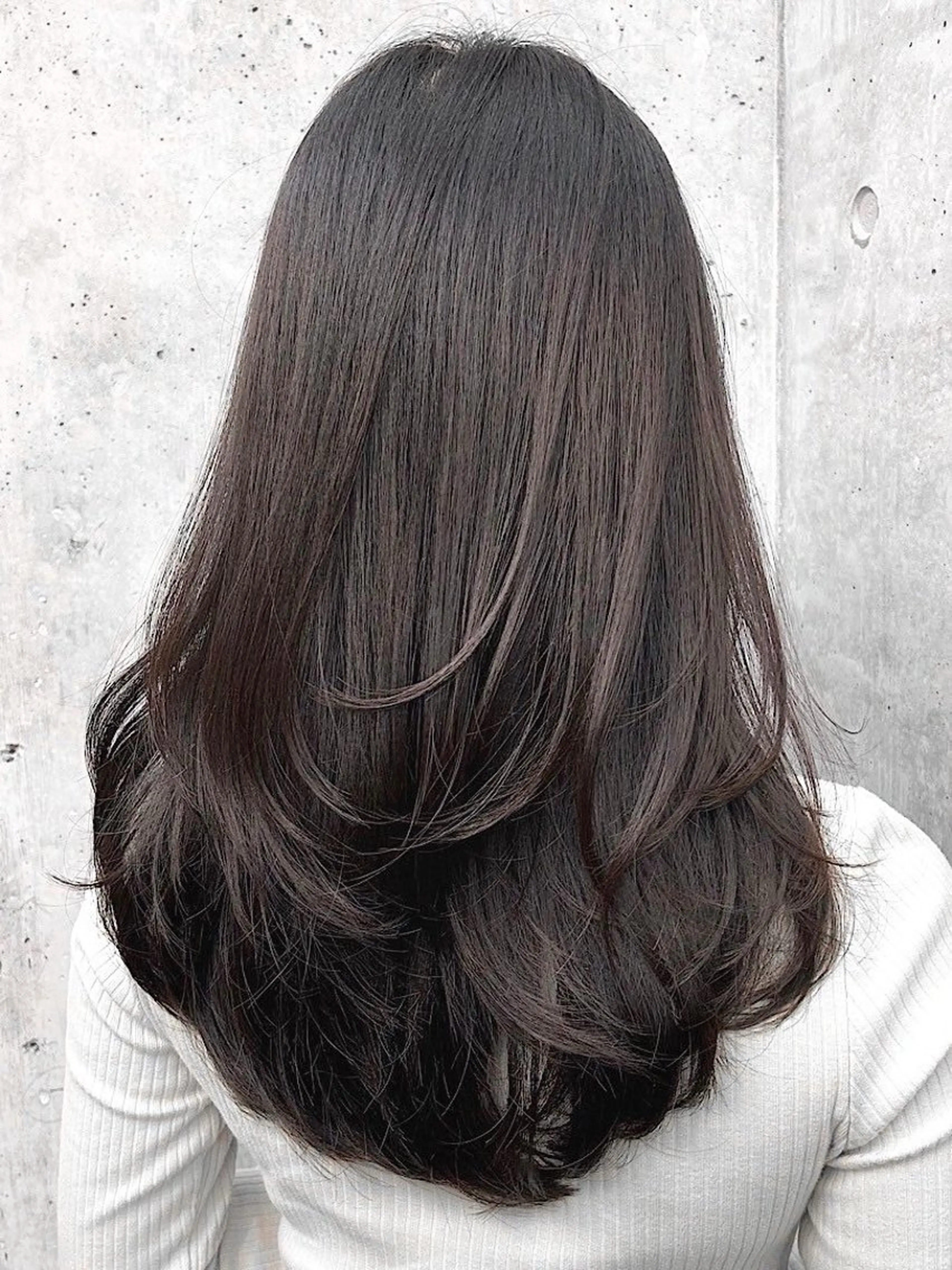 ロング カラー ヘアアレンジ ヘアカラー 垢抜け透明感カラー 指名No.1shunのヘアスタイル