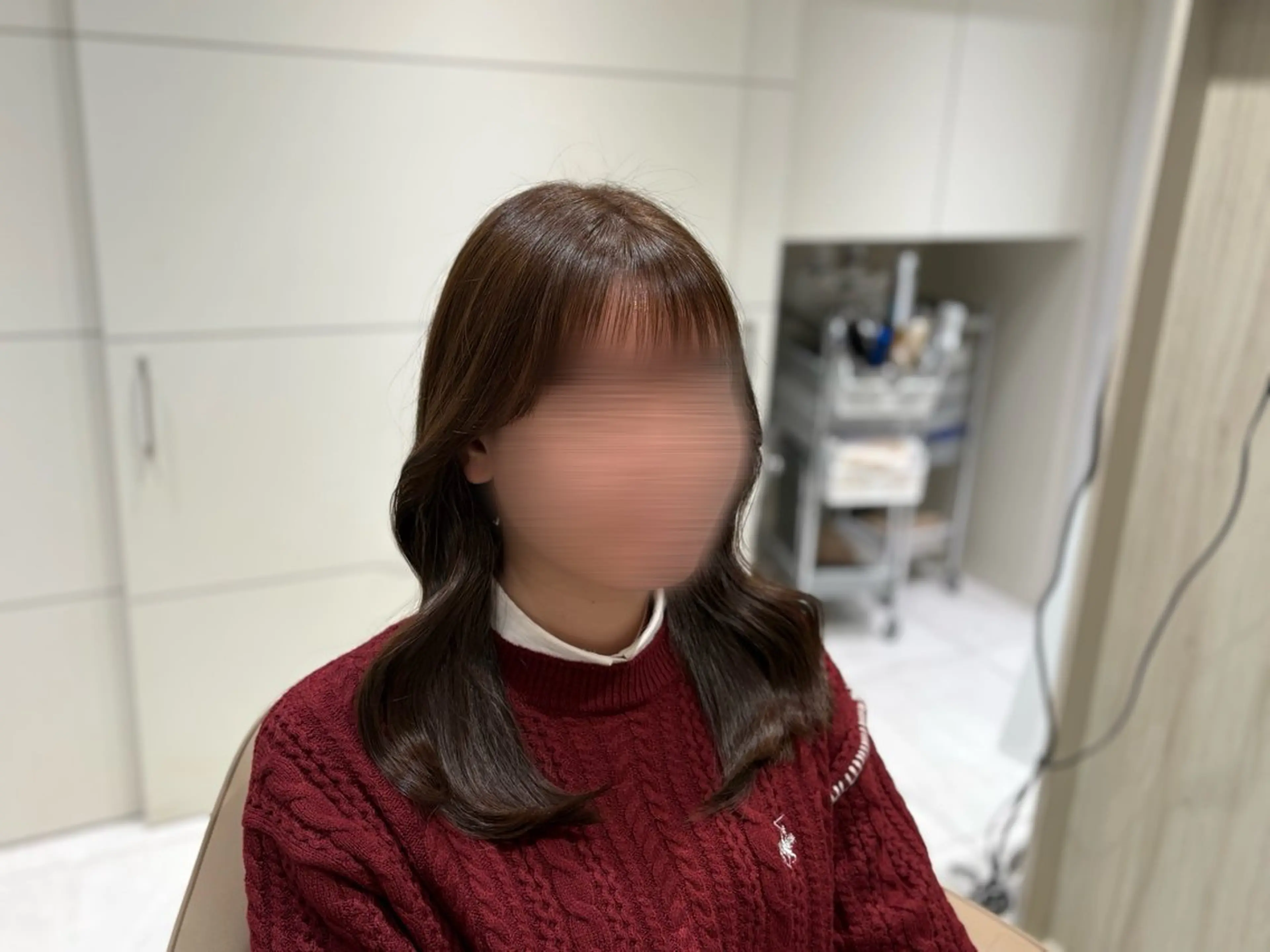 セミロング ヘアカラー ココロ cocoroのヘアスタイル