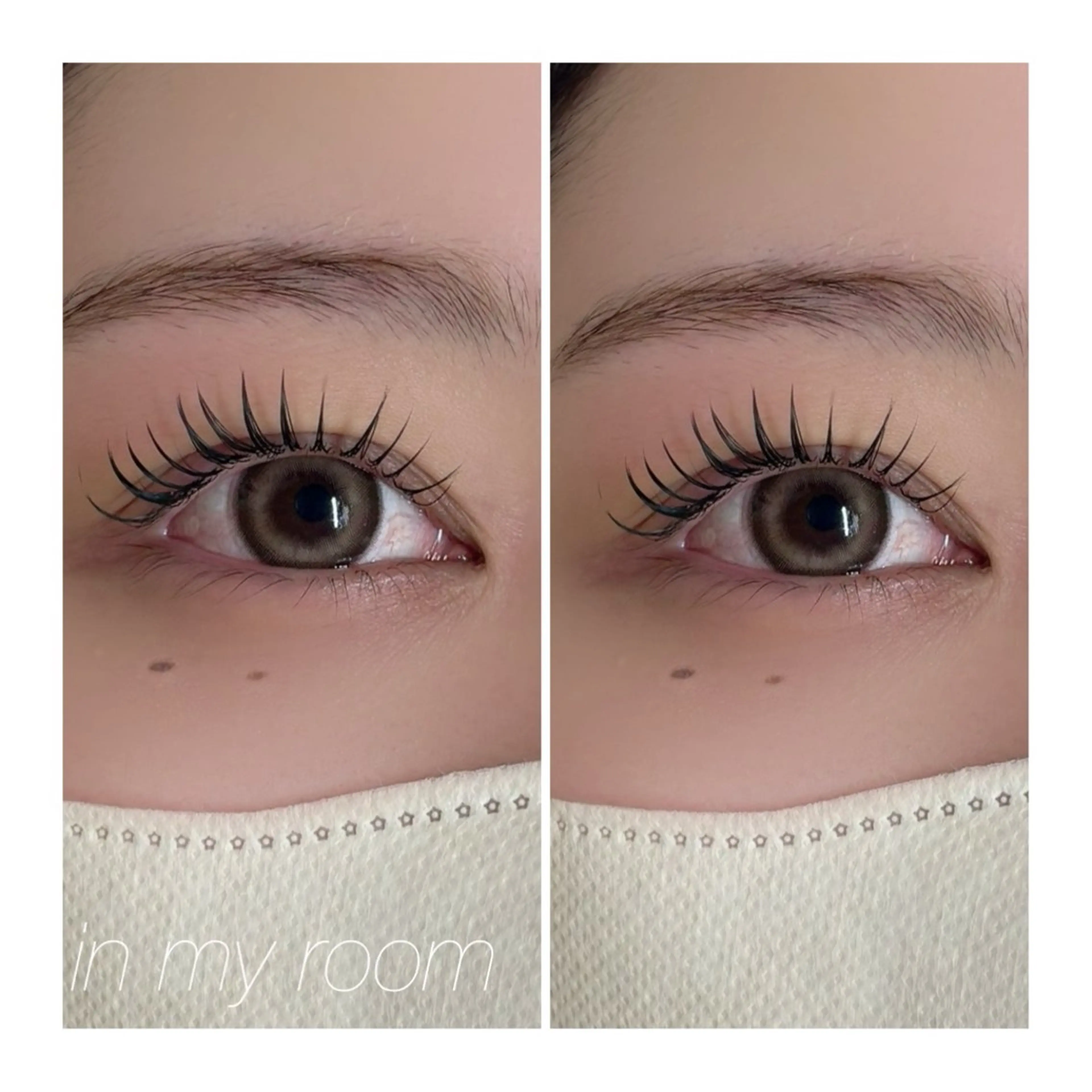 マツエク・マツパ フラットラッシュ マツエク ☽𝘀𝗵𝗶 𝘀𝗵𝗶☽のマツエク・マツパデザイン