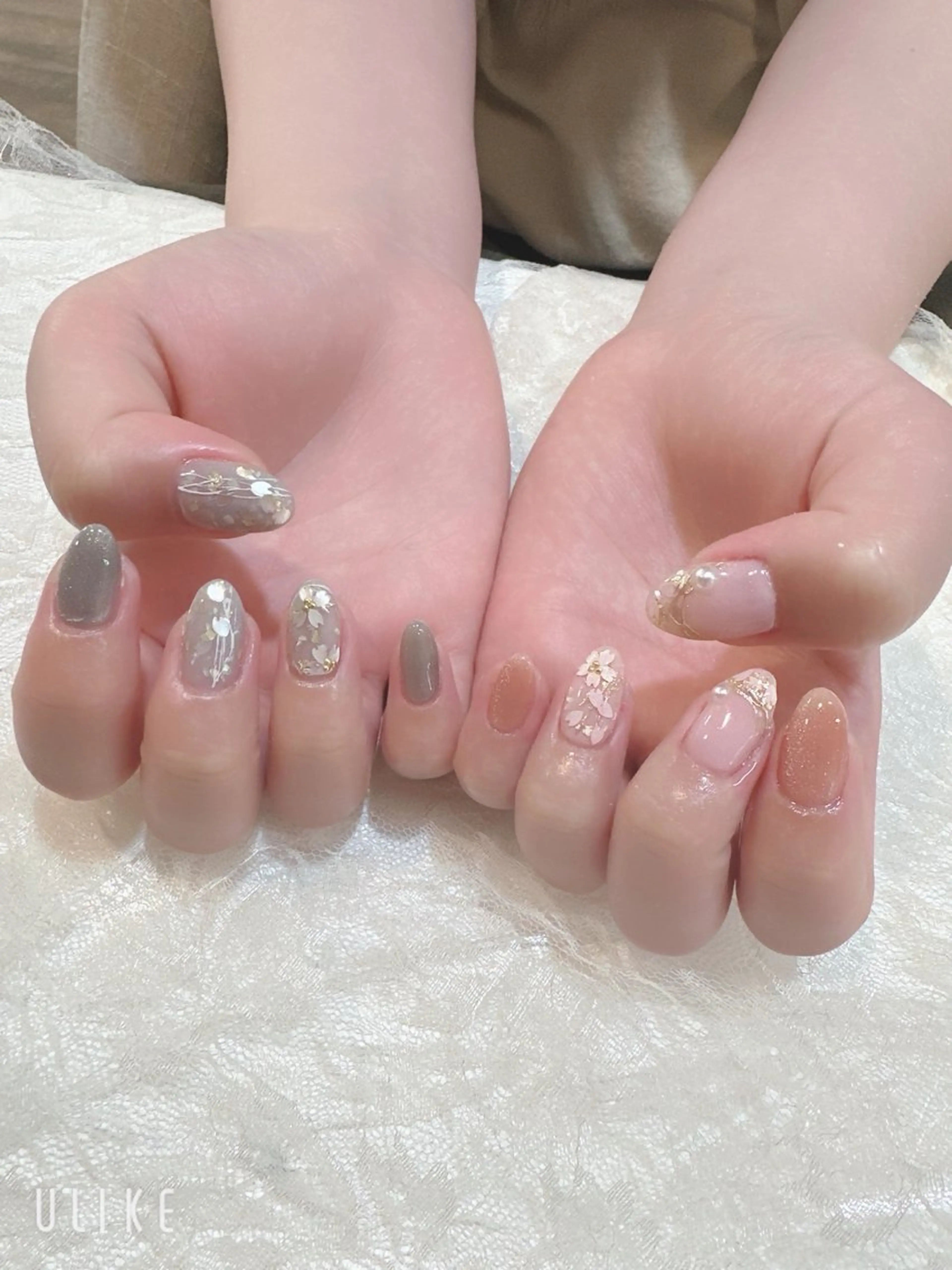 ネイル 桜ネイル ♡Nailist yui♡のネイルデザイン