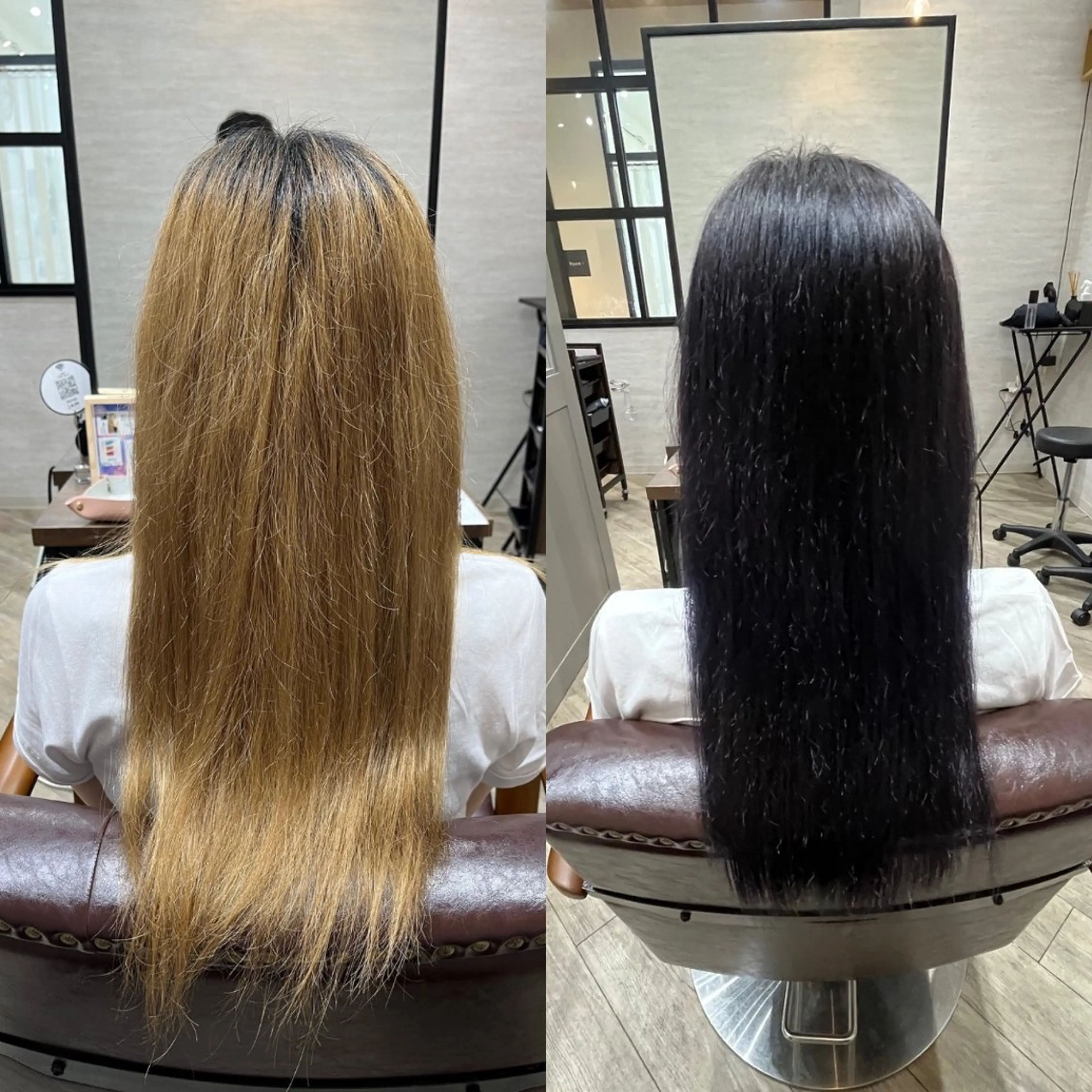 ロング ヘアカラー 縮毛矯正 ✨髪質改善✨ 縮毛矯正/佐藤恵太のヘアスタイル