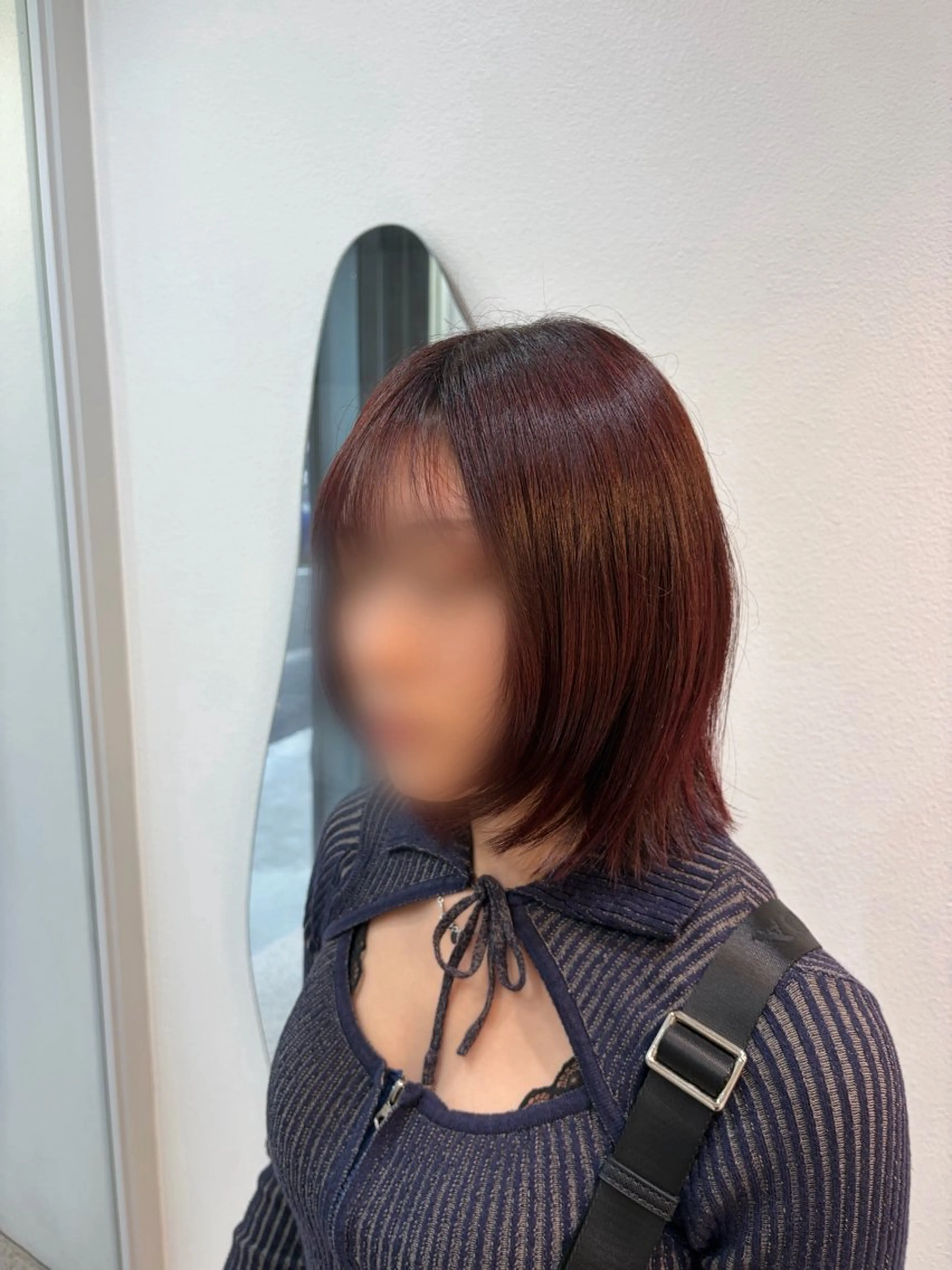 ミディアム カラー カット ヘアカラー トリートメント Zina北千住／ はるか🍄のヘアスタイル