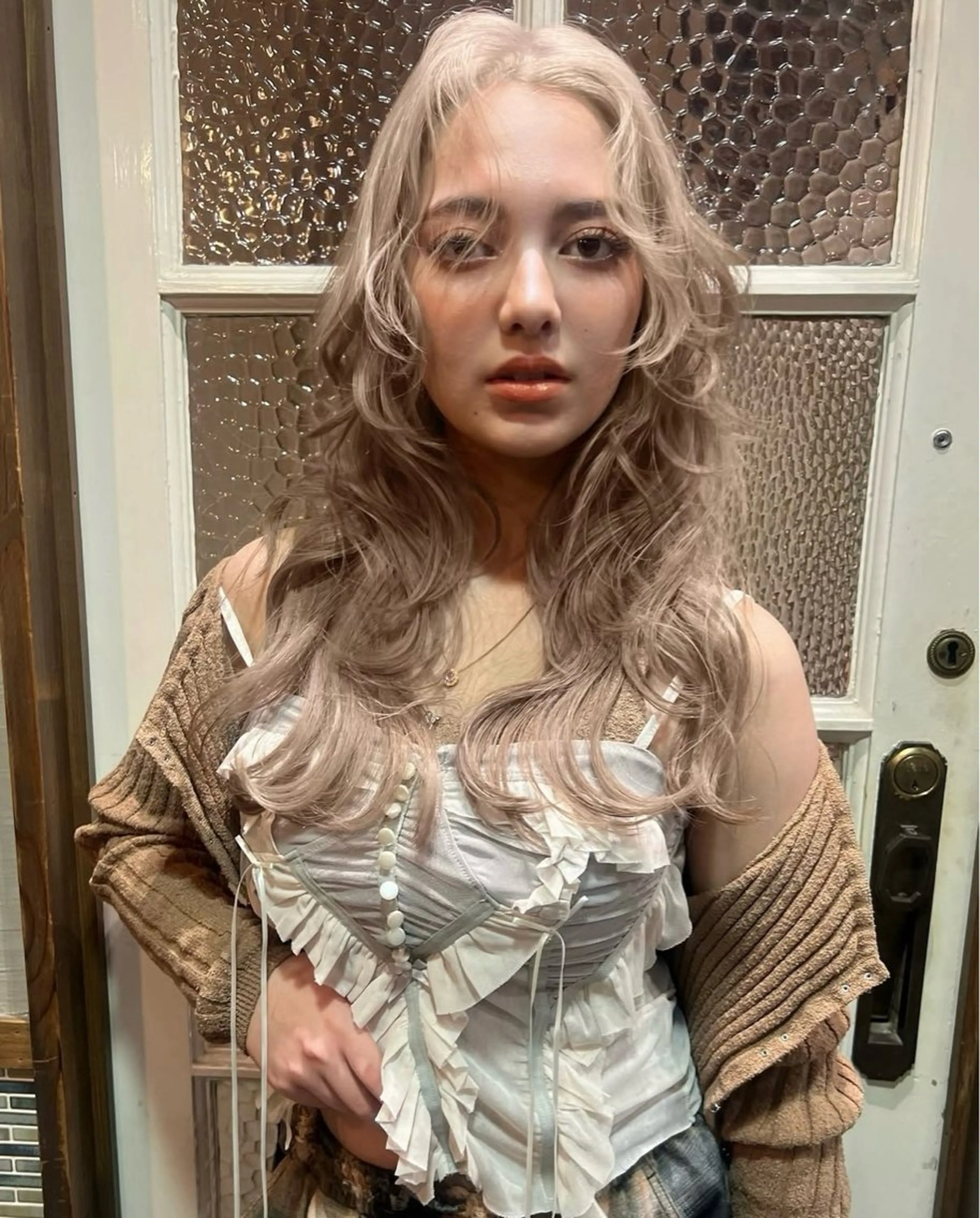 ブリーチ2回＋全体カラー＋トリートメント‪☆★の写真