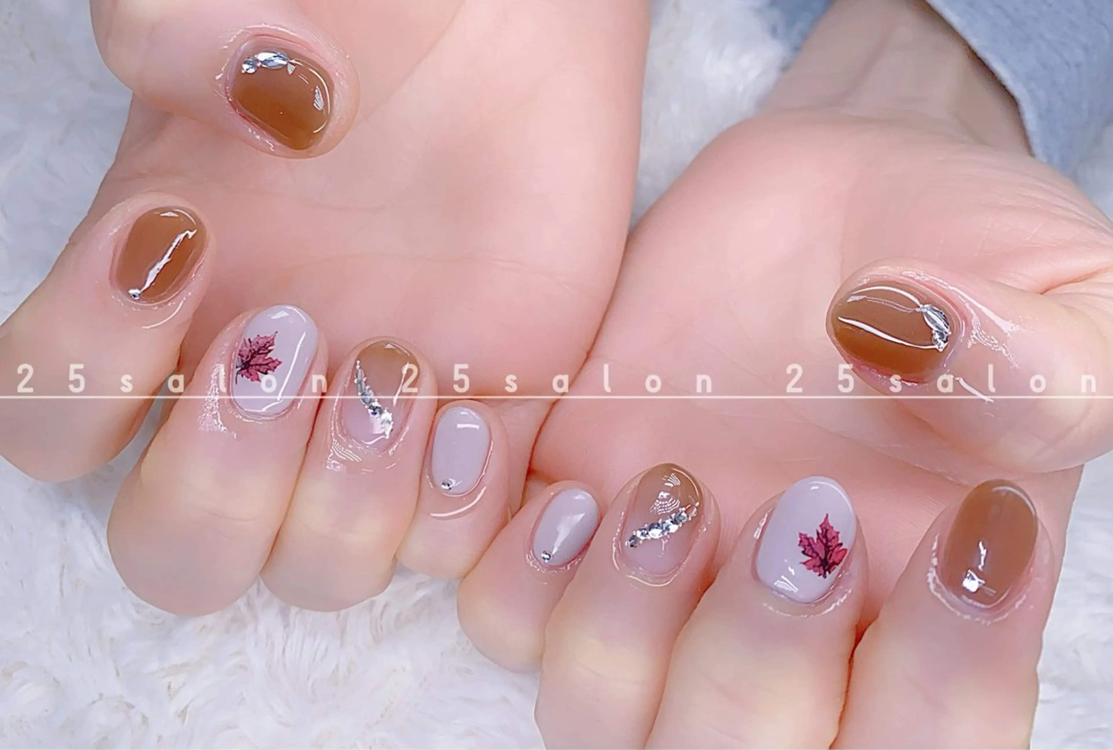 ネイル ジェルネイル 韓国ネイル ニュアンスネイル パラジェル ワンホンネイル 2 5のマツエク・マツパデザイン