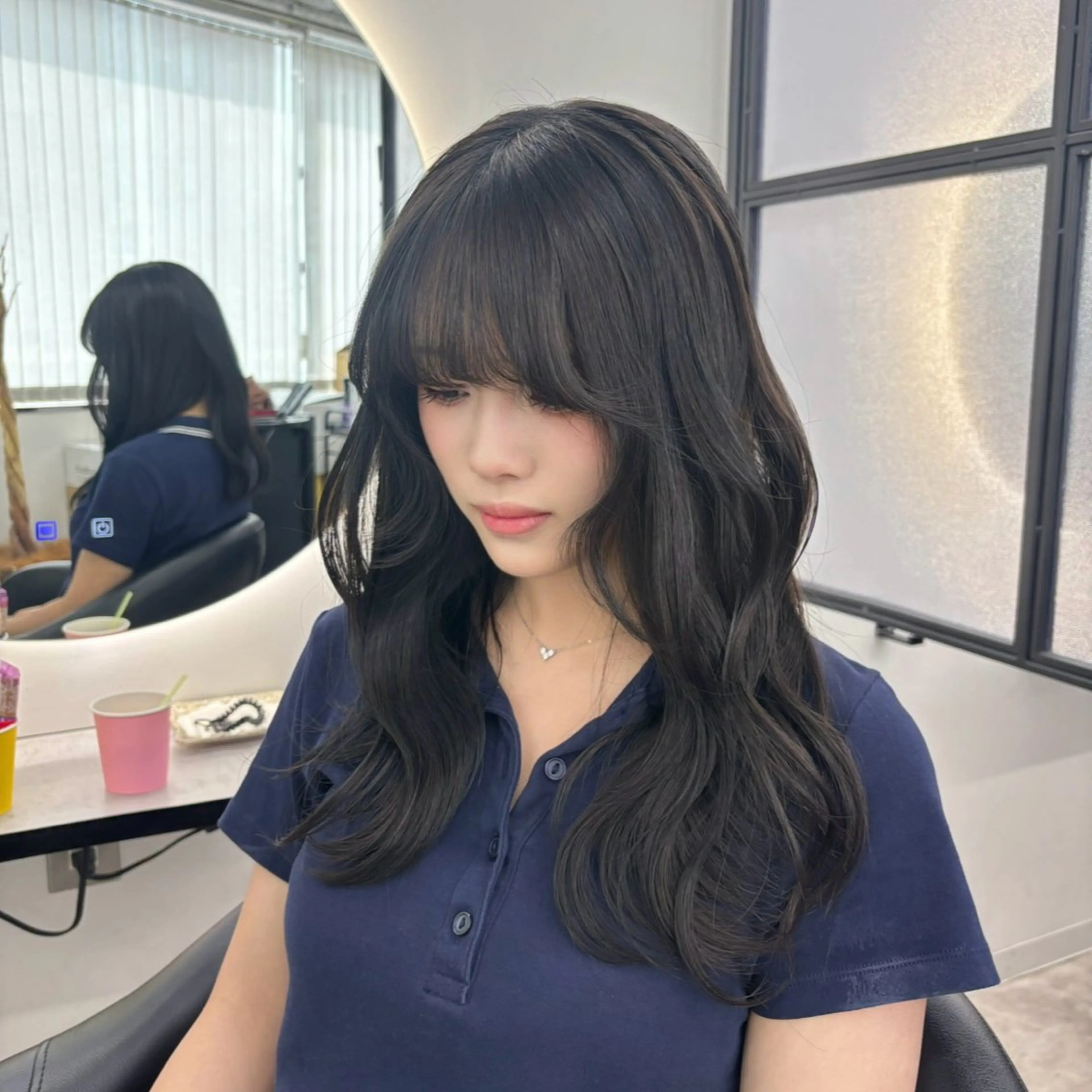 ロング カラー ヘアカラー Ren. 🦋デザインカラーのヘアスタイル