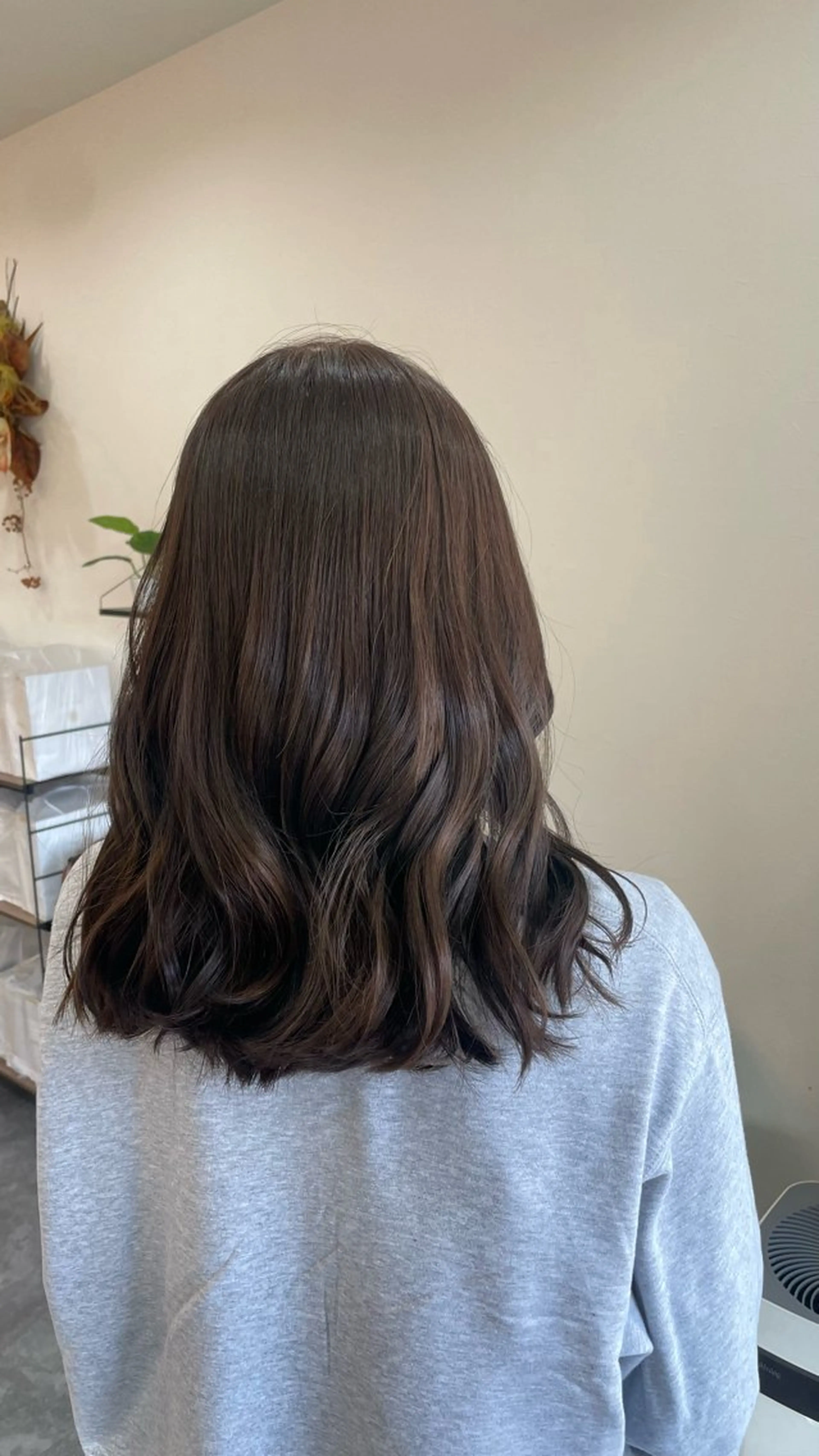 セミロング カラー ヘアアレンジ 透明感カラー hair terrace M所属・郡山/透明感カラー /馬場アンドレアのヘアスタイル