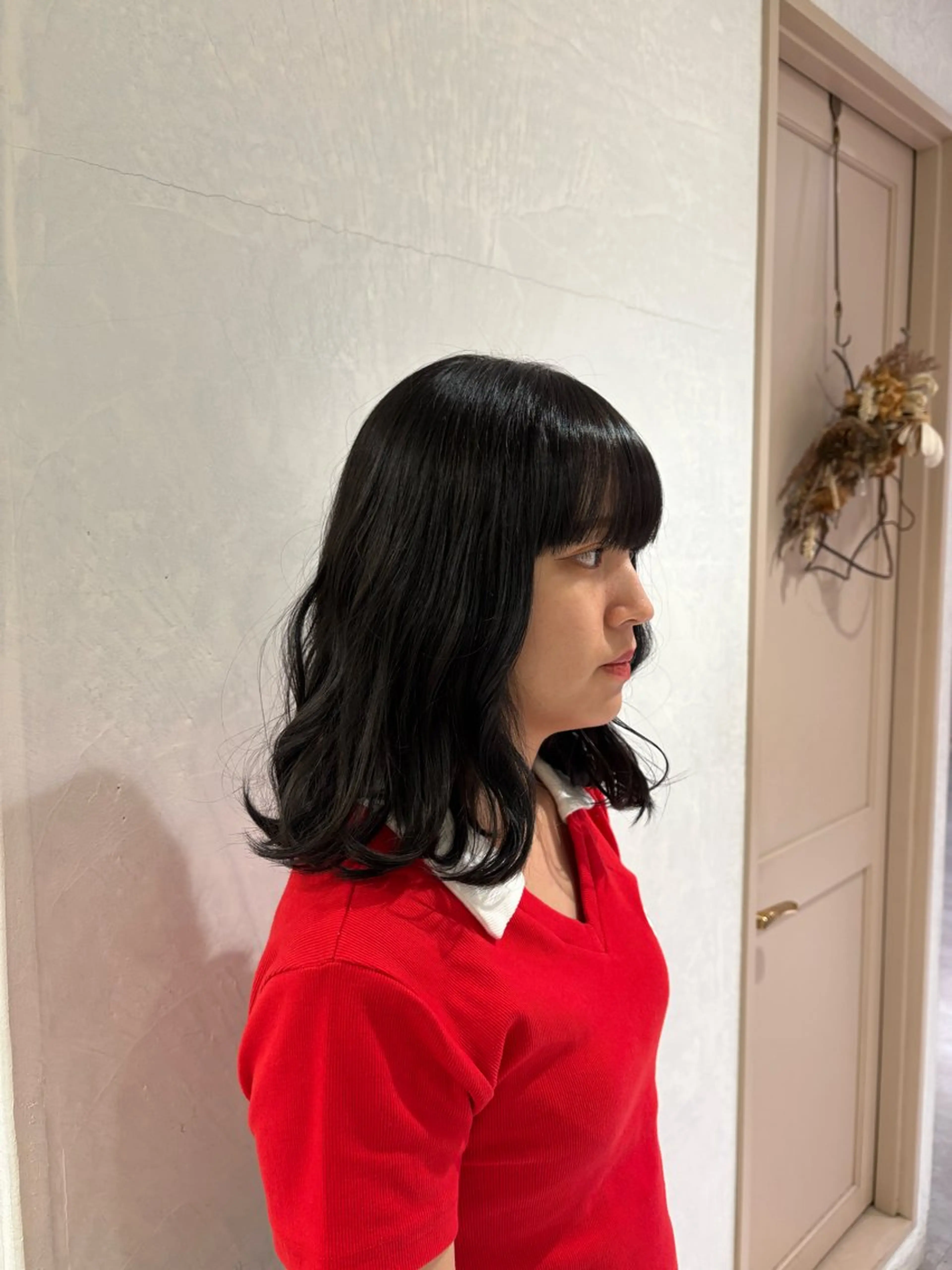 ミディアム ヘアカラー Kyeco大宮所属・足立 愛菜のヘアスタイル