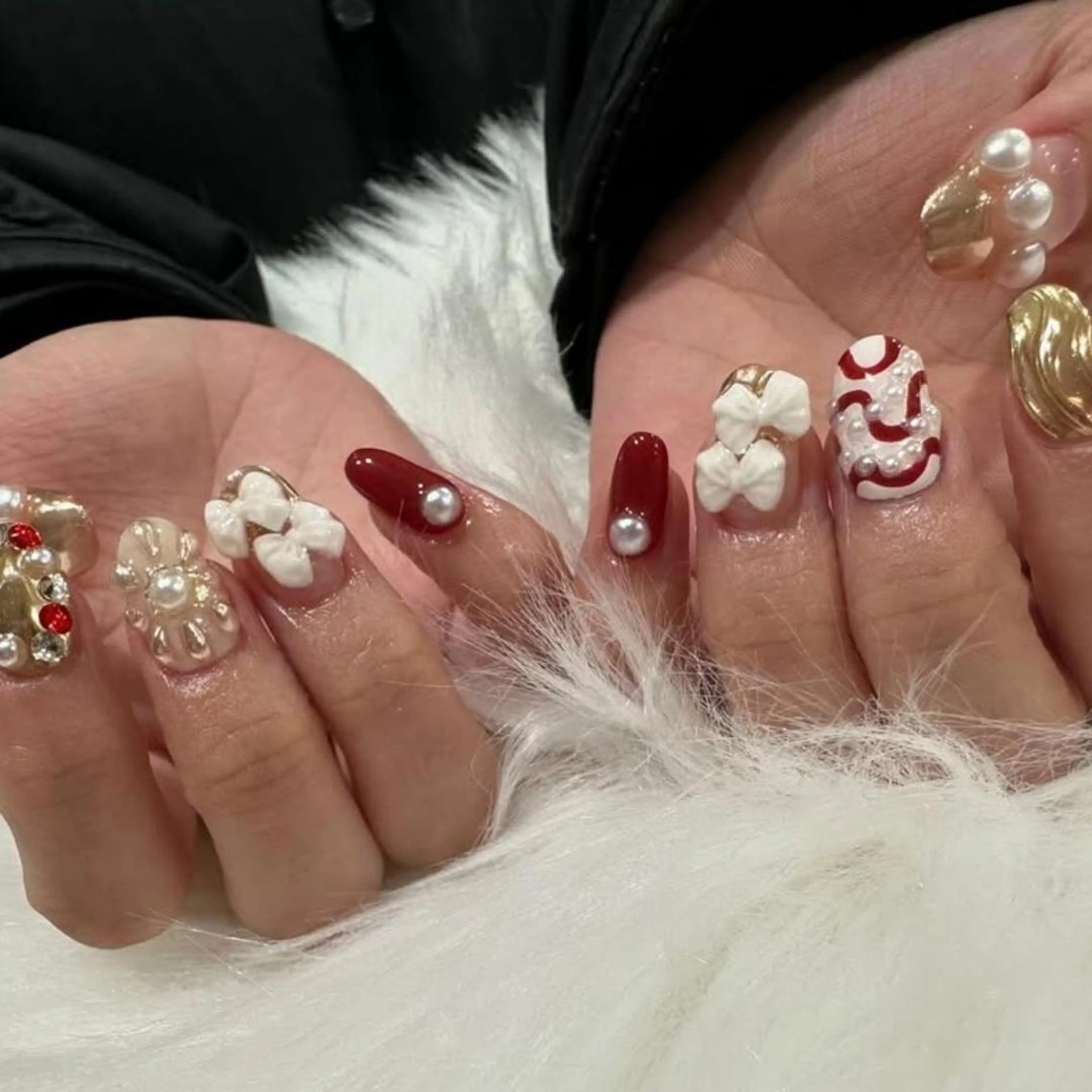 ネイル アートネイル フットネイル ジェルネイル ロングネイル マグネットネイル ハンドネイル DL•BEAUTY / AKANEのネイルデザイン